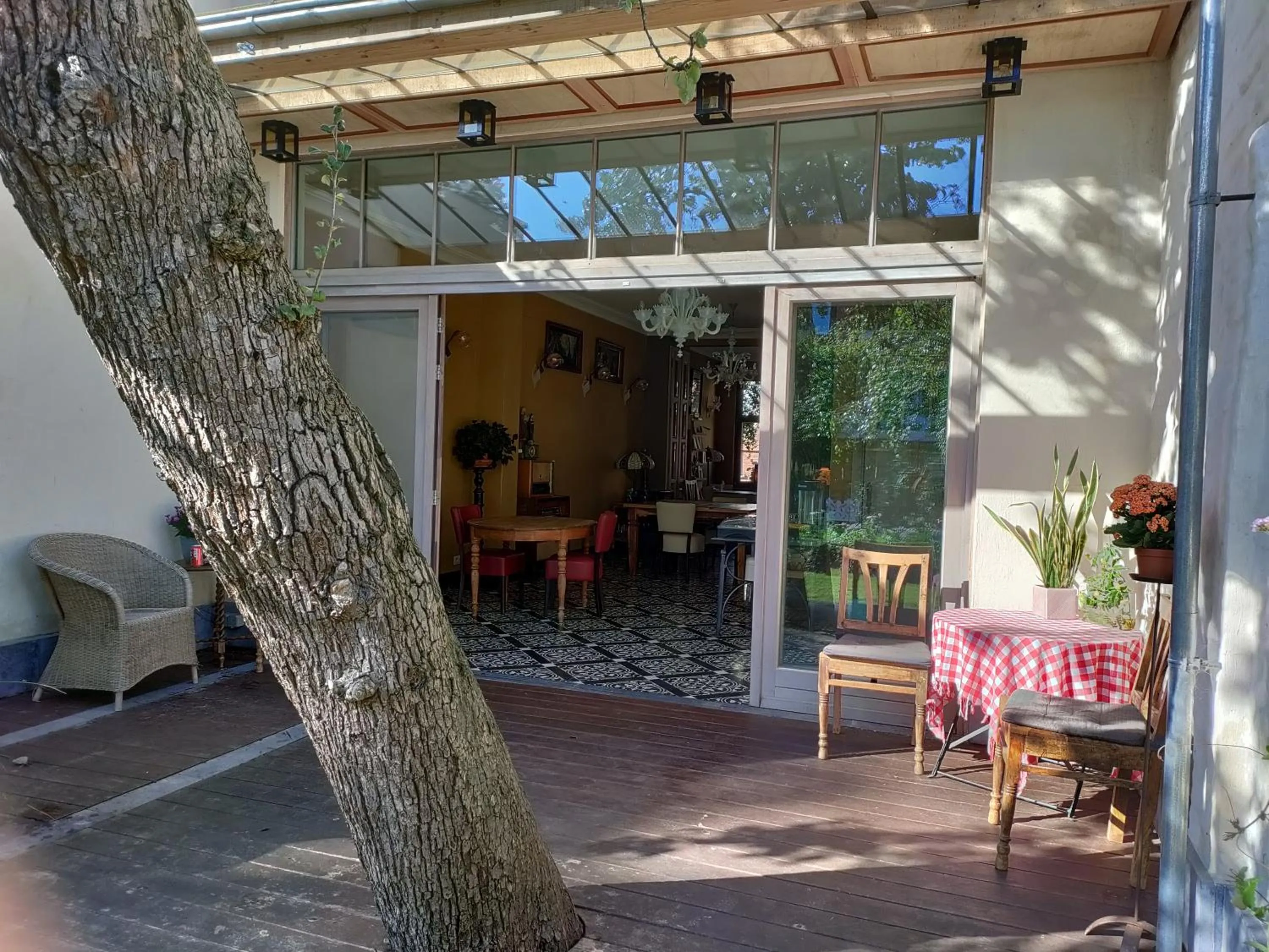 Patio in Bed & Breakfast Exterlaer