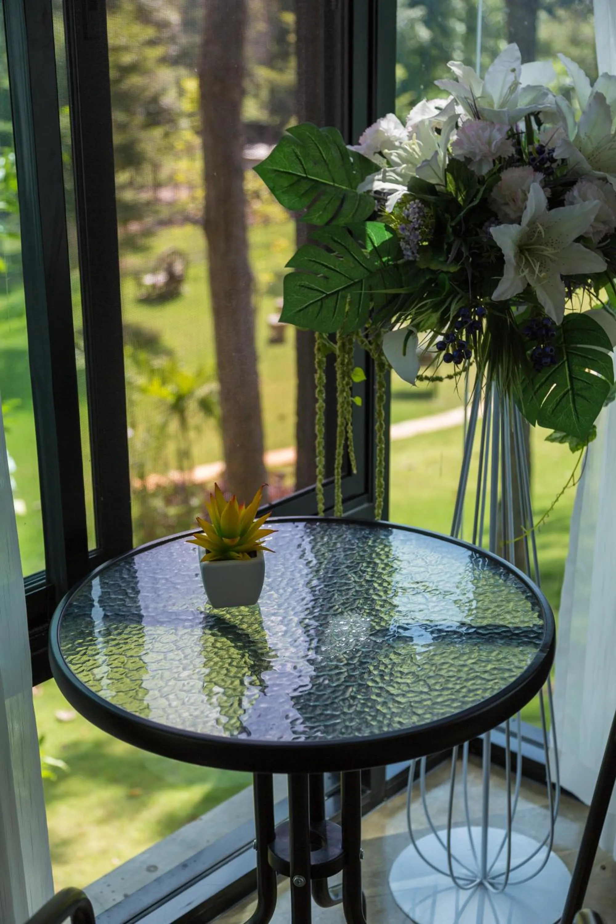 Decorative detail in Phu Pha View Doi