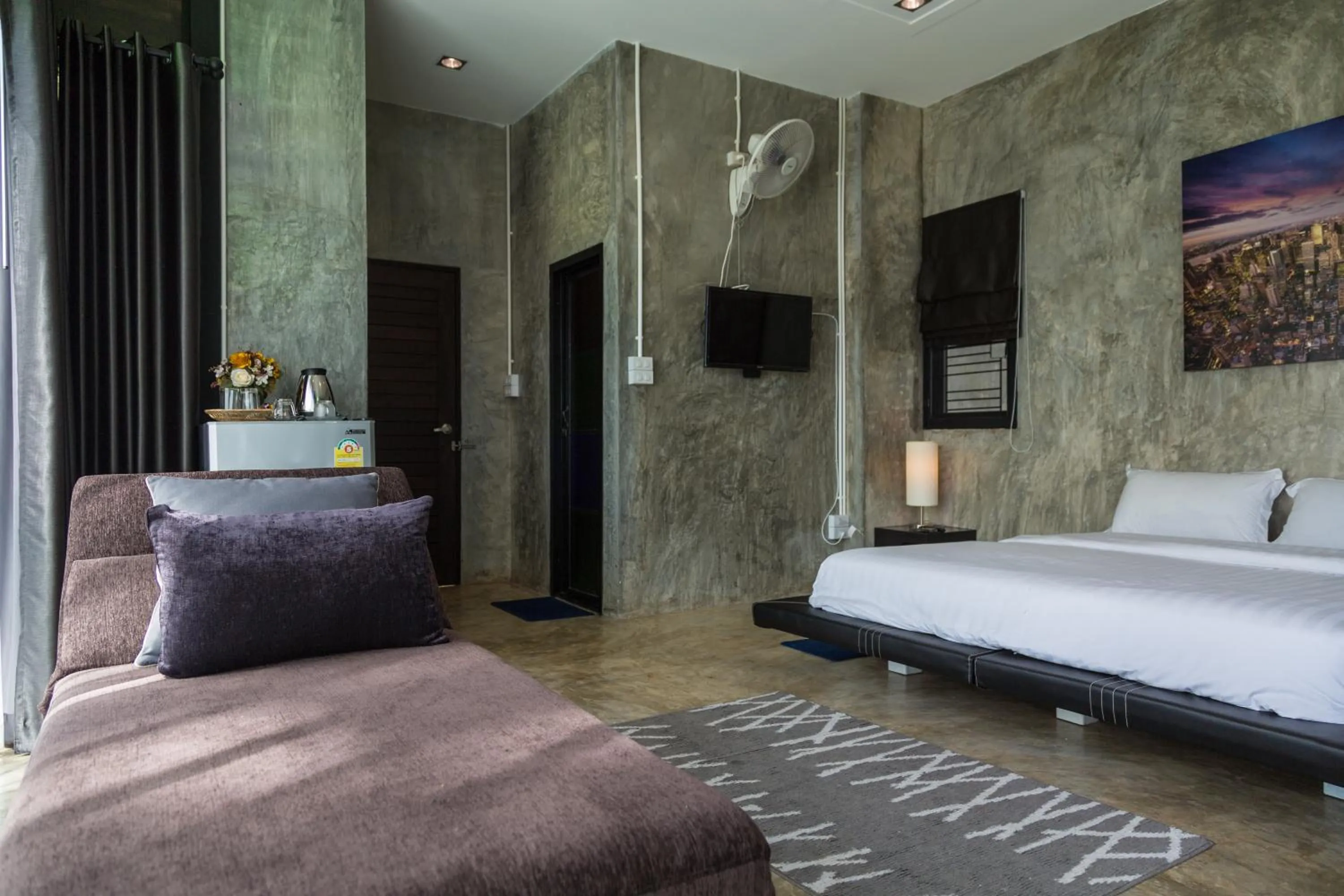 Decorative detail, Bed in Phu Pha View Doi