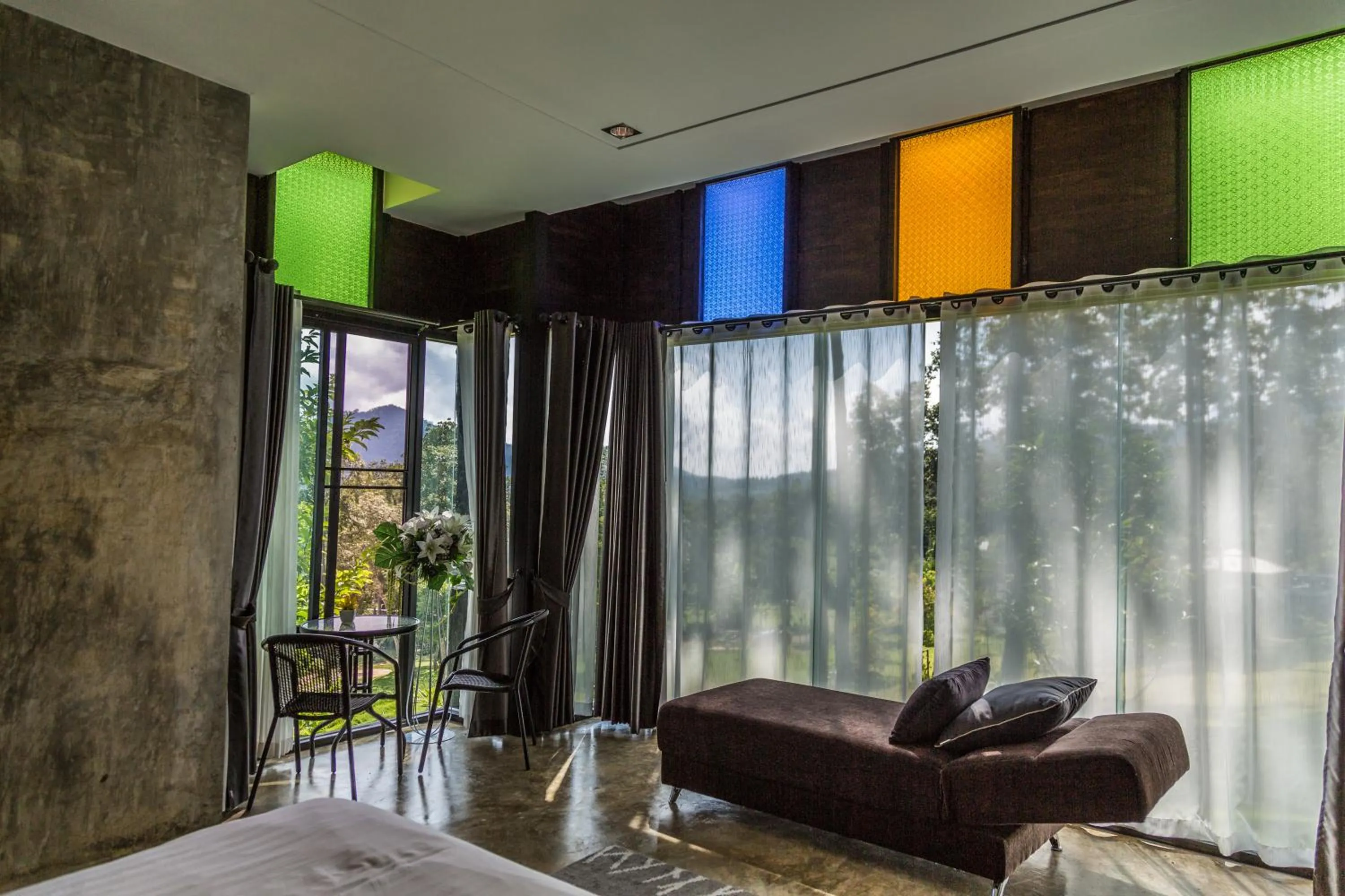 Decorative detail in Phu Pha View Doi