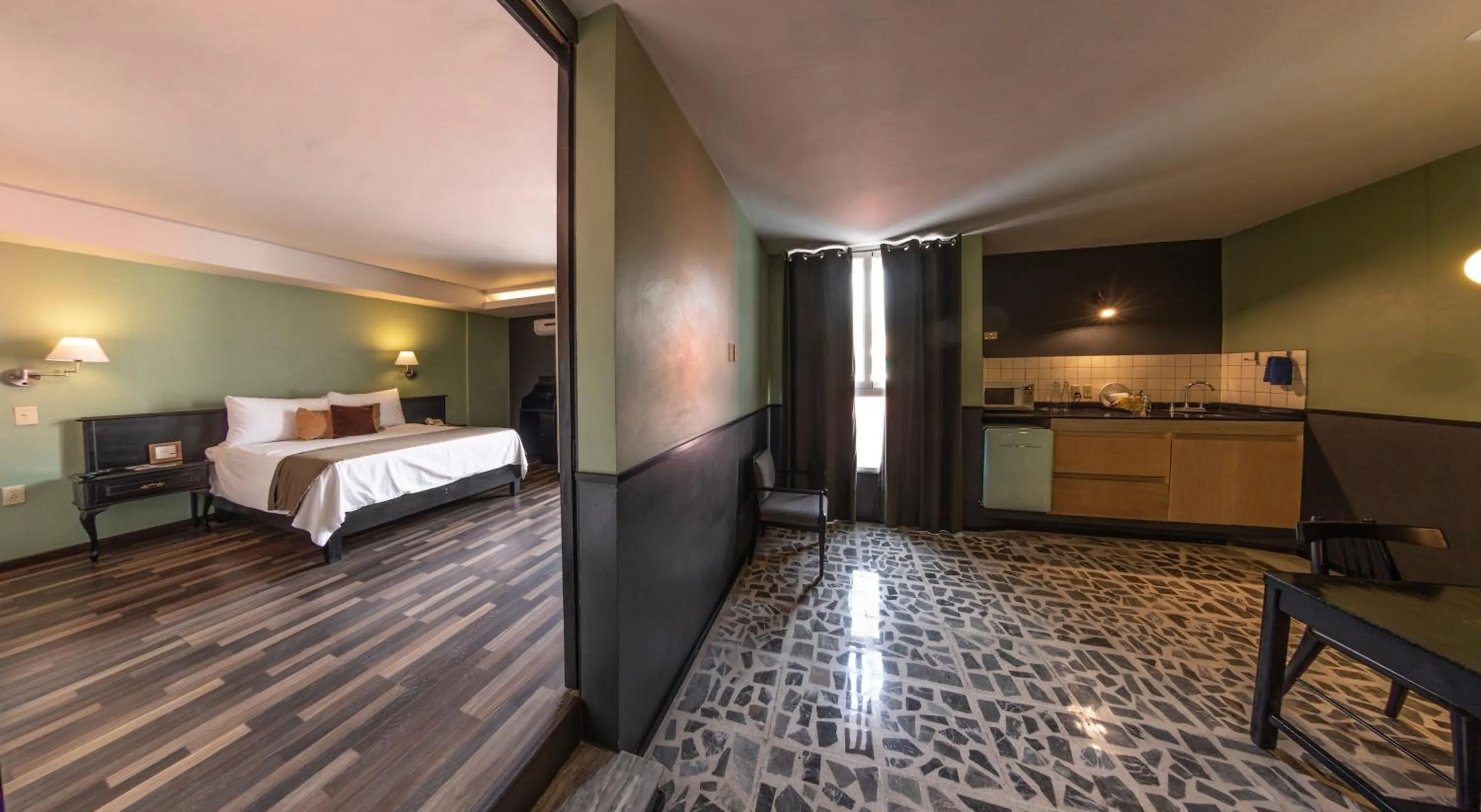 Bed in Lusitania Hotel Orizaba