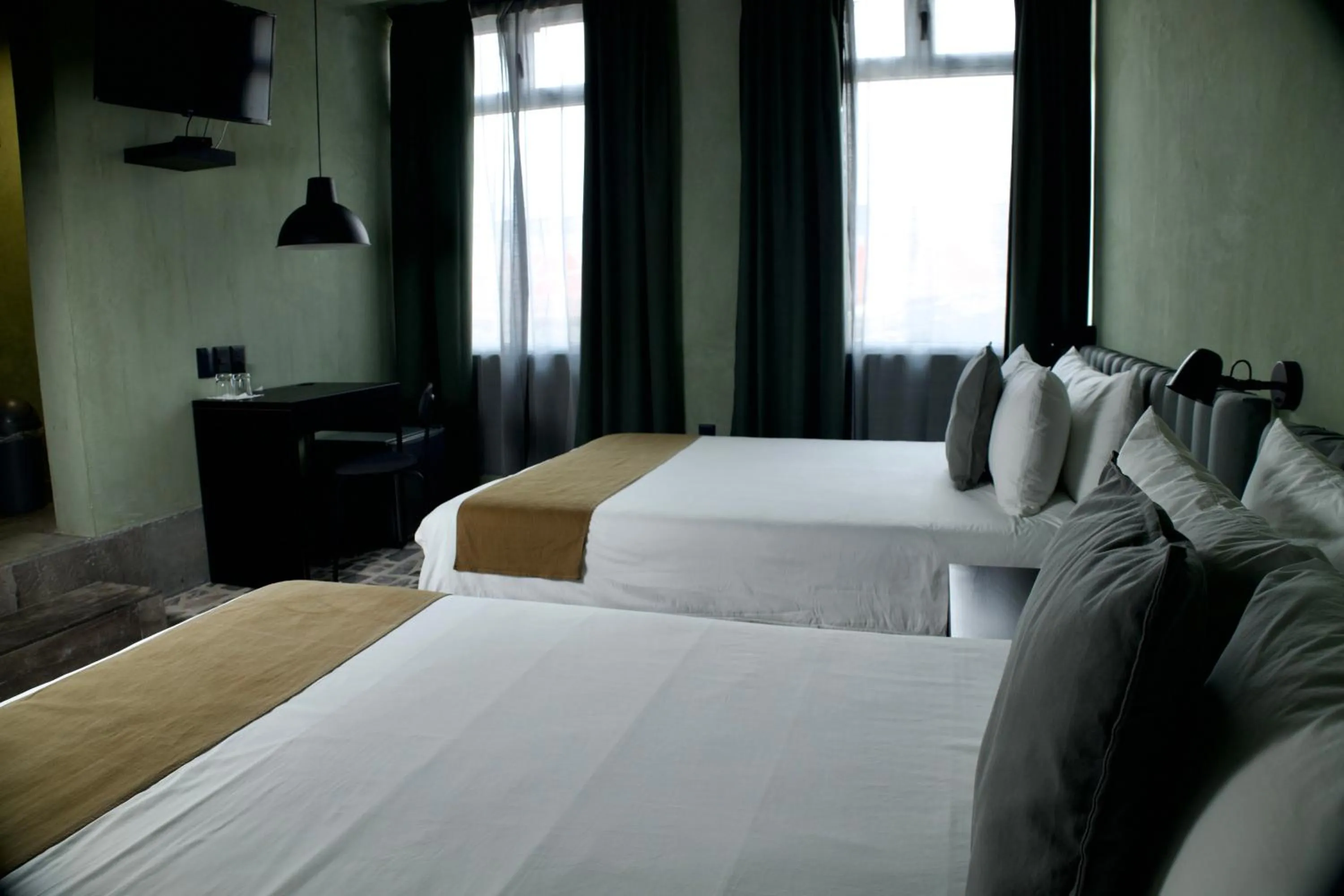 Bed in Lusitania Hotel Orizaba