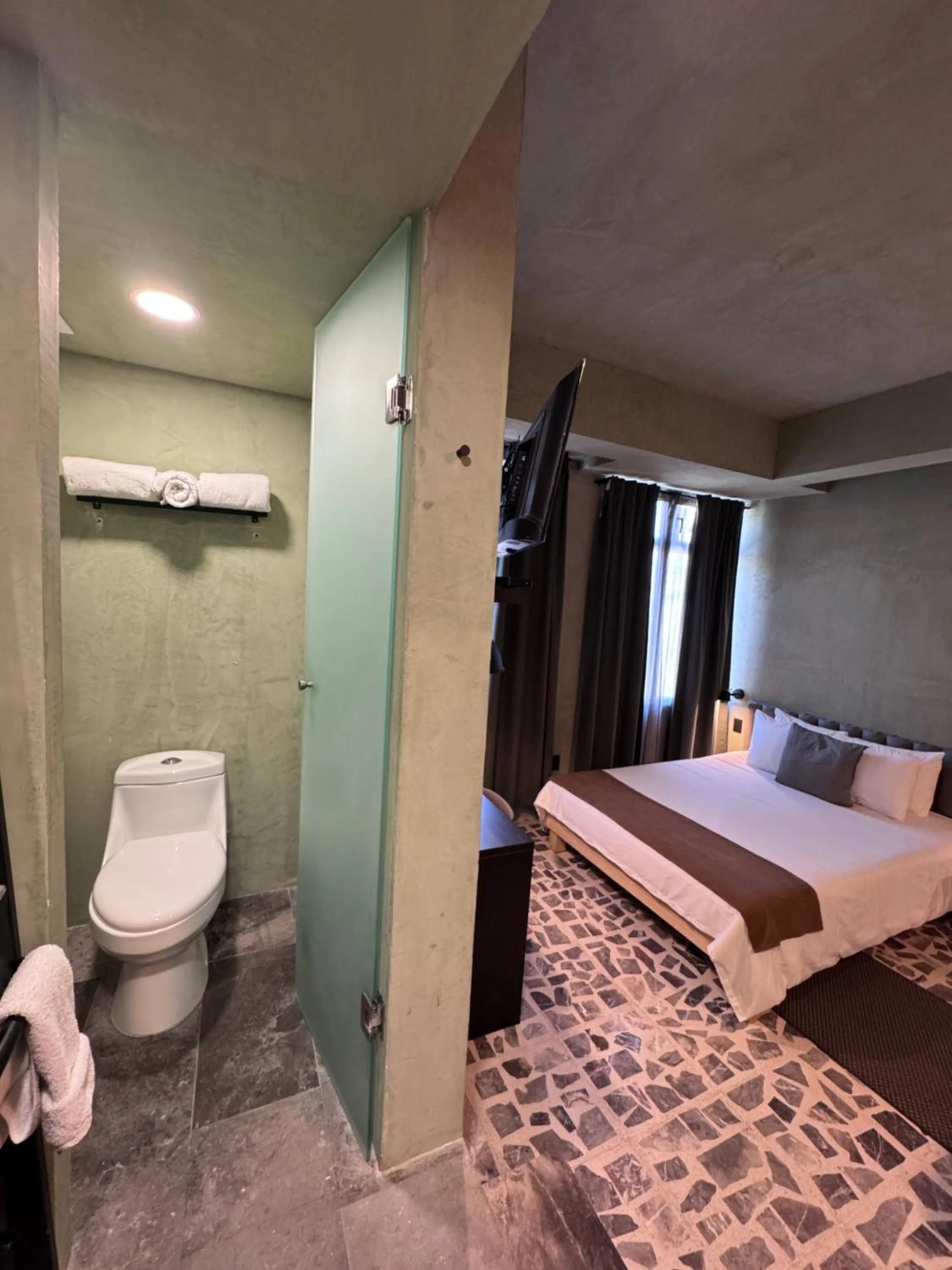 Bed in Lusitania Hotel Orizaba