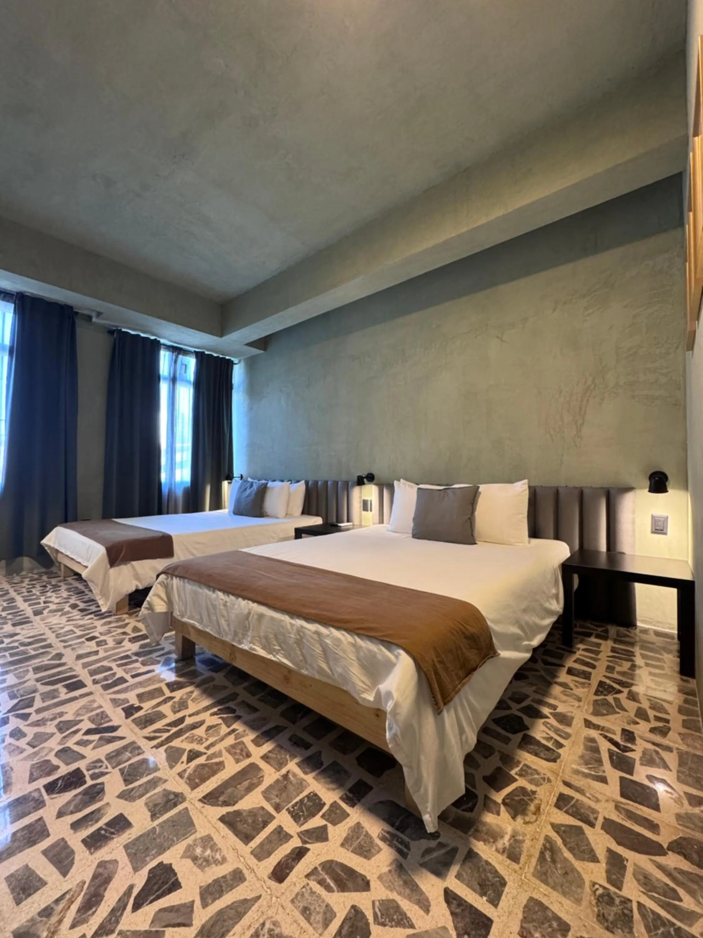 Bed in Lusitania Hotel Orizaba