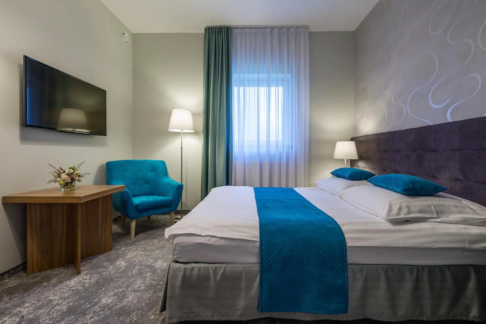 Bed in Tulip Hotels - Wroclaw Patio