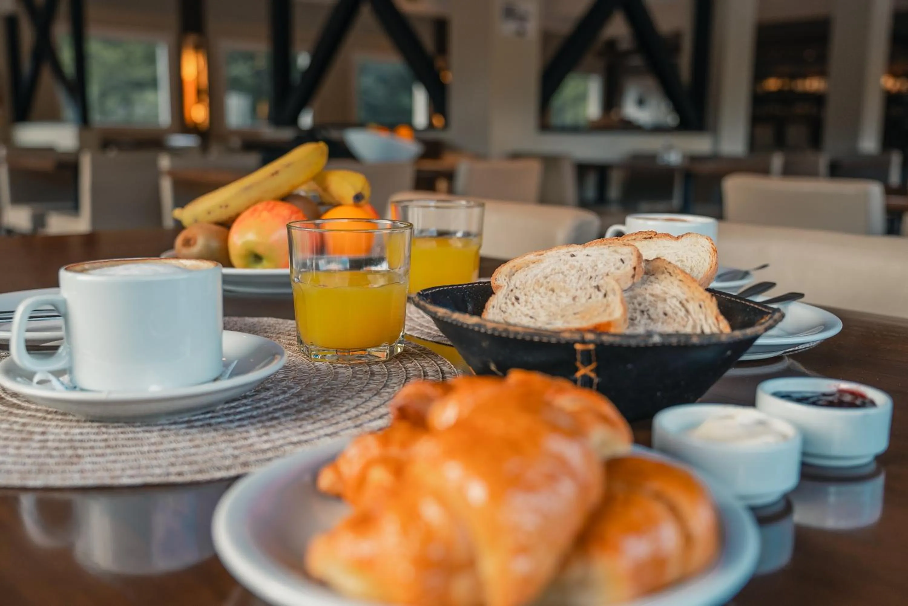 Continental breakfast in Hotel Puerto Blest