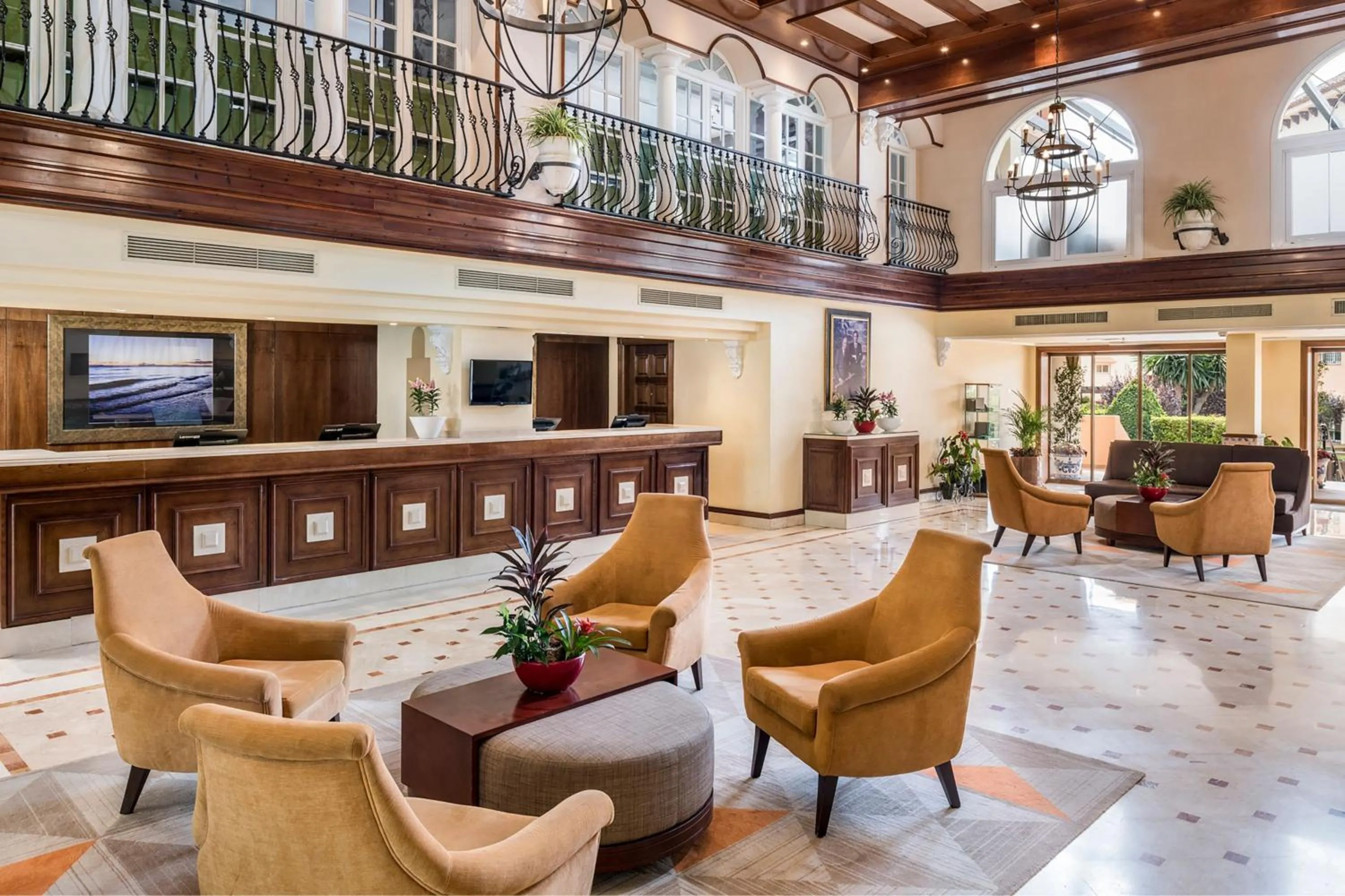 Lobby or reception in Marriott's Marbella Beach Resort