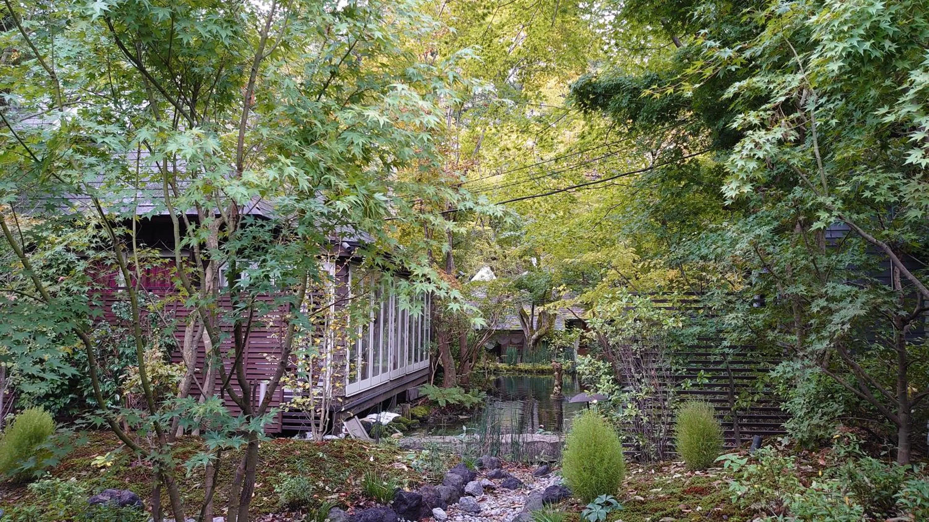 Garden in Kyu-Karuizawa Hotel Shinonome