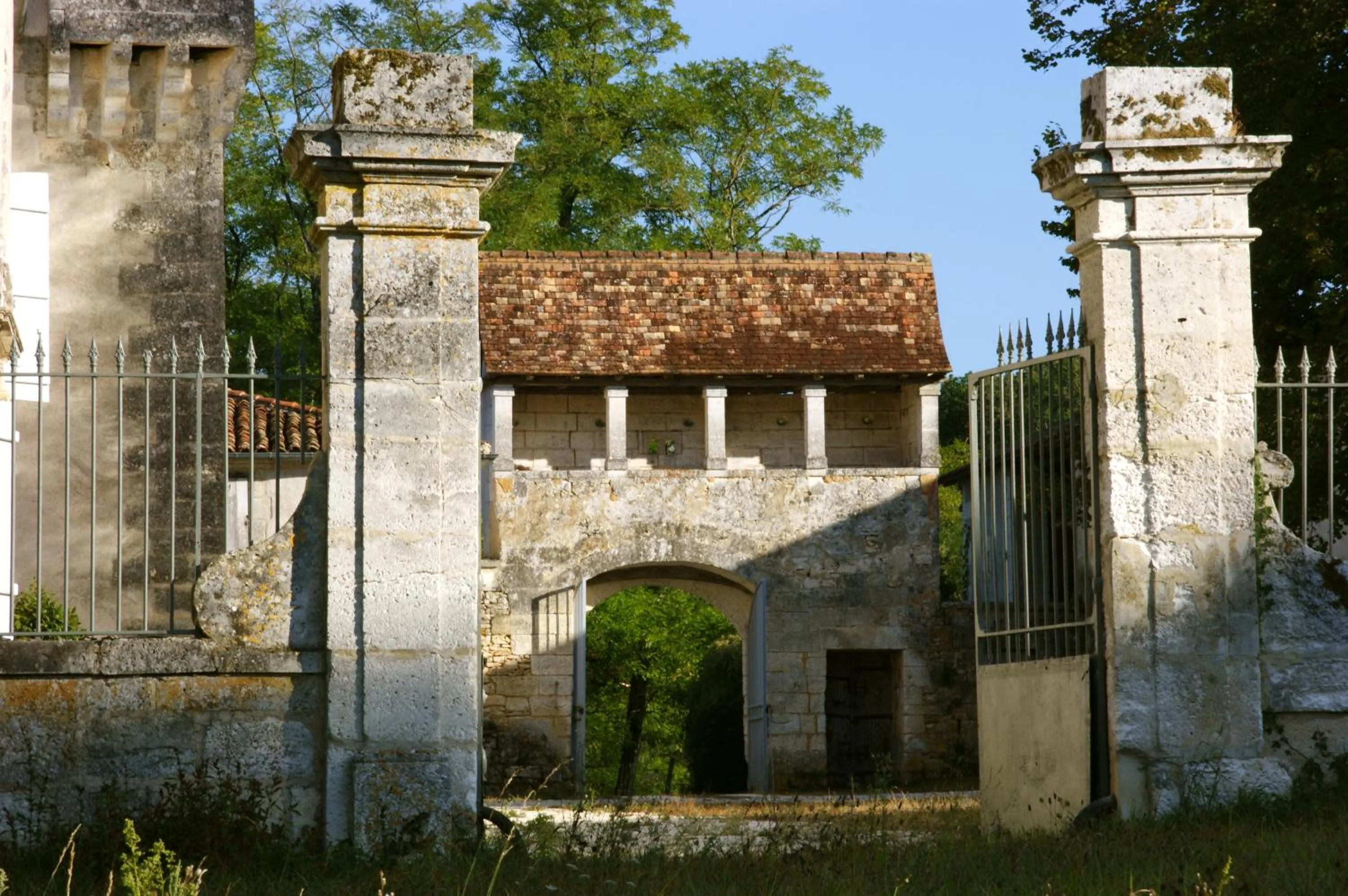 Bird's eye view in Château de La Combe