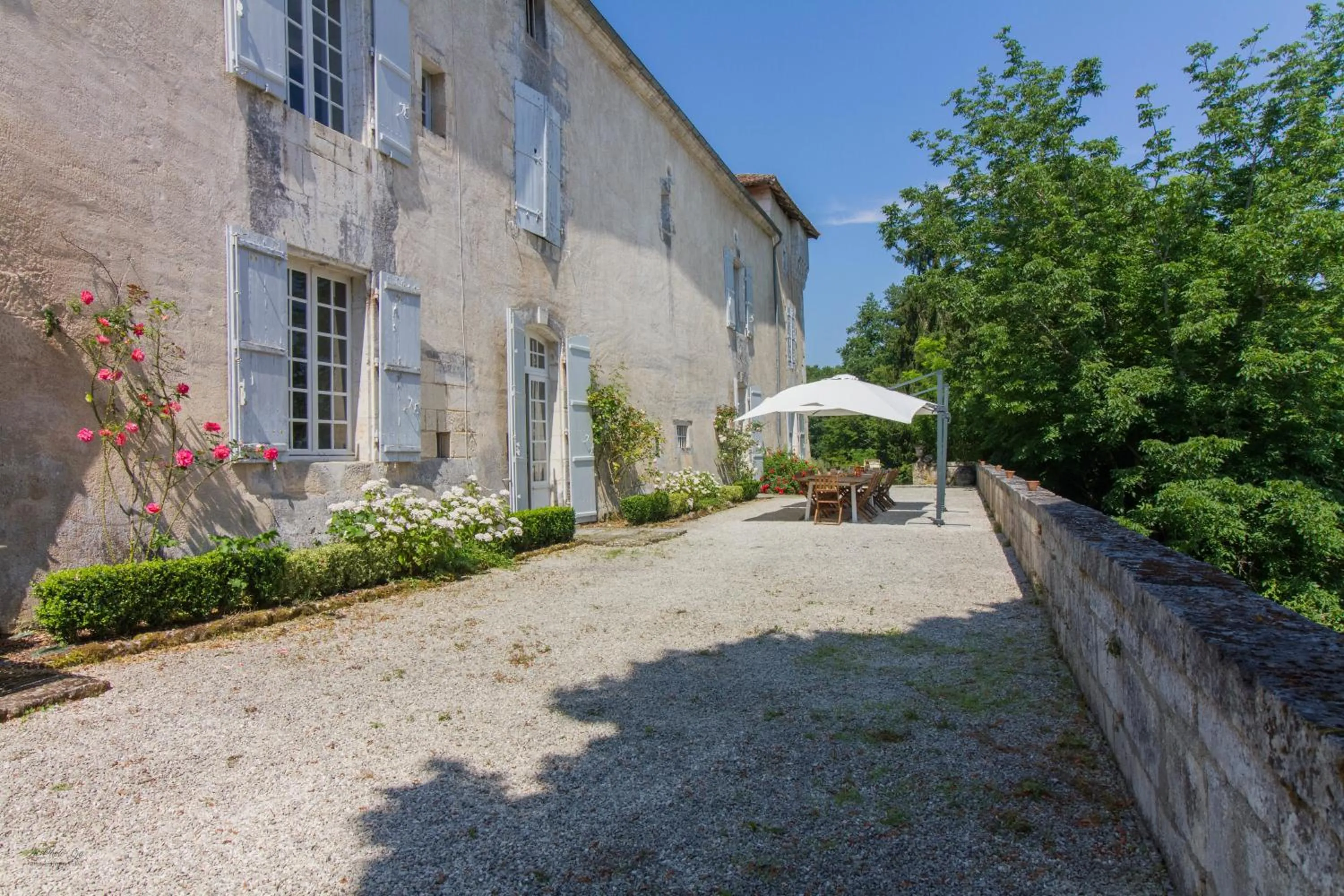 Patio in Château de La Combe