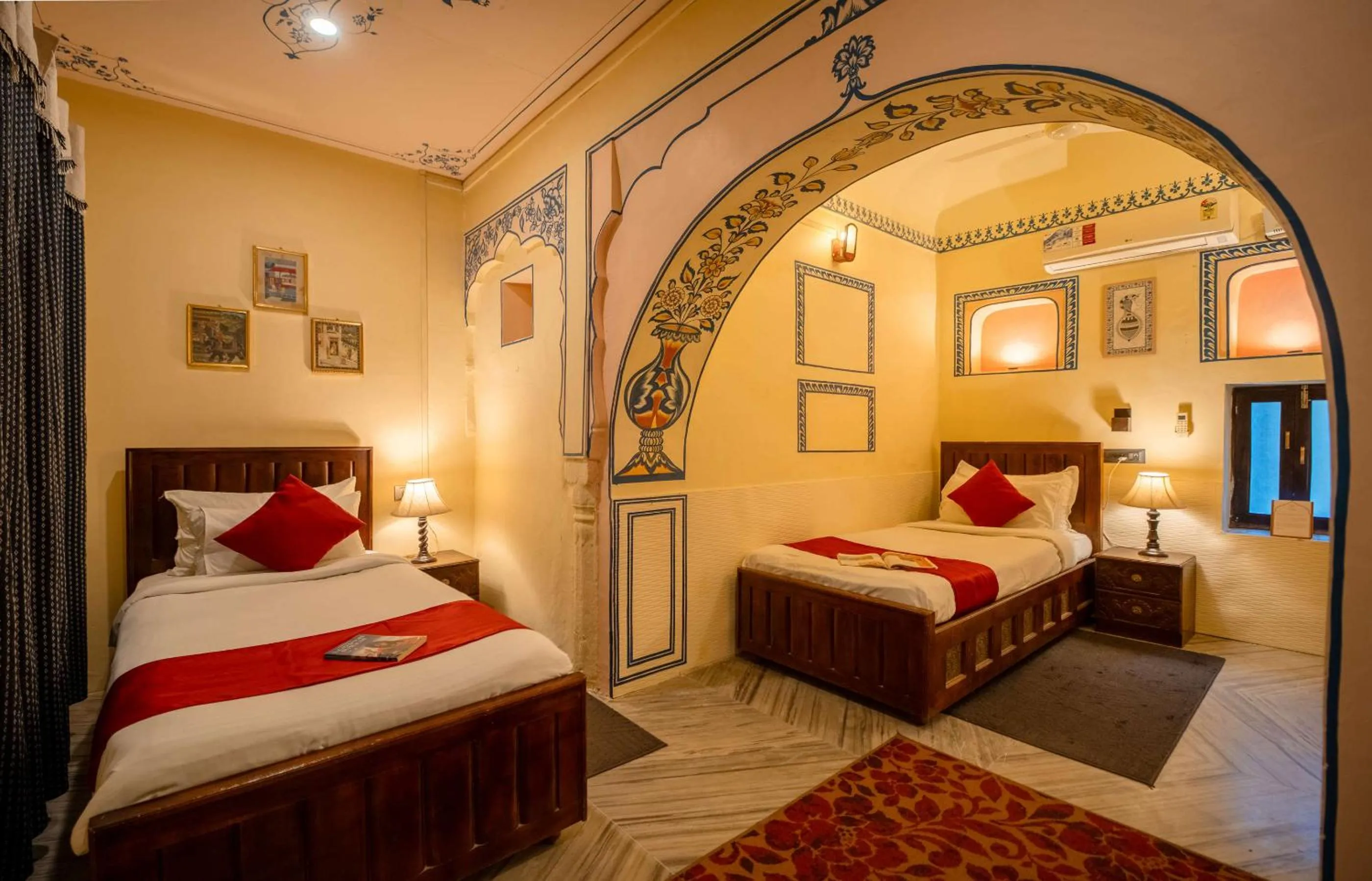 Photo of the whole room, Bed in Hotel Shahi Palace Mandawa