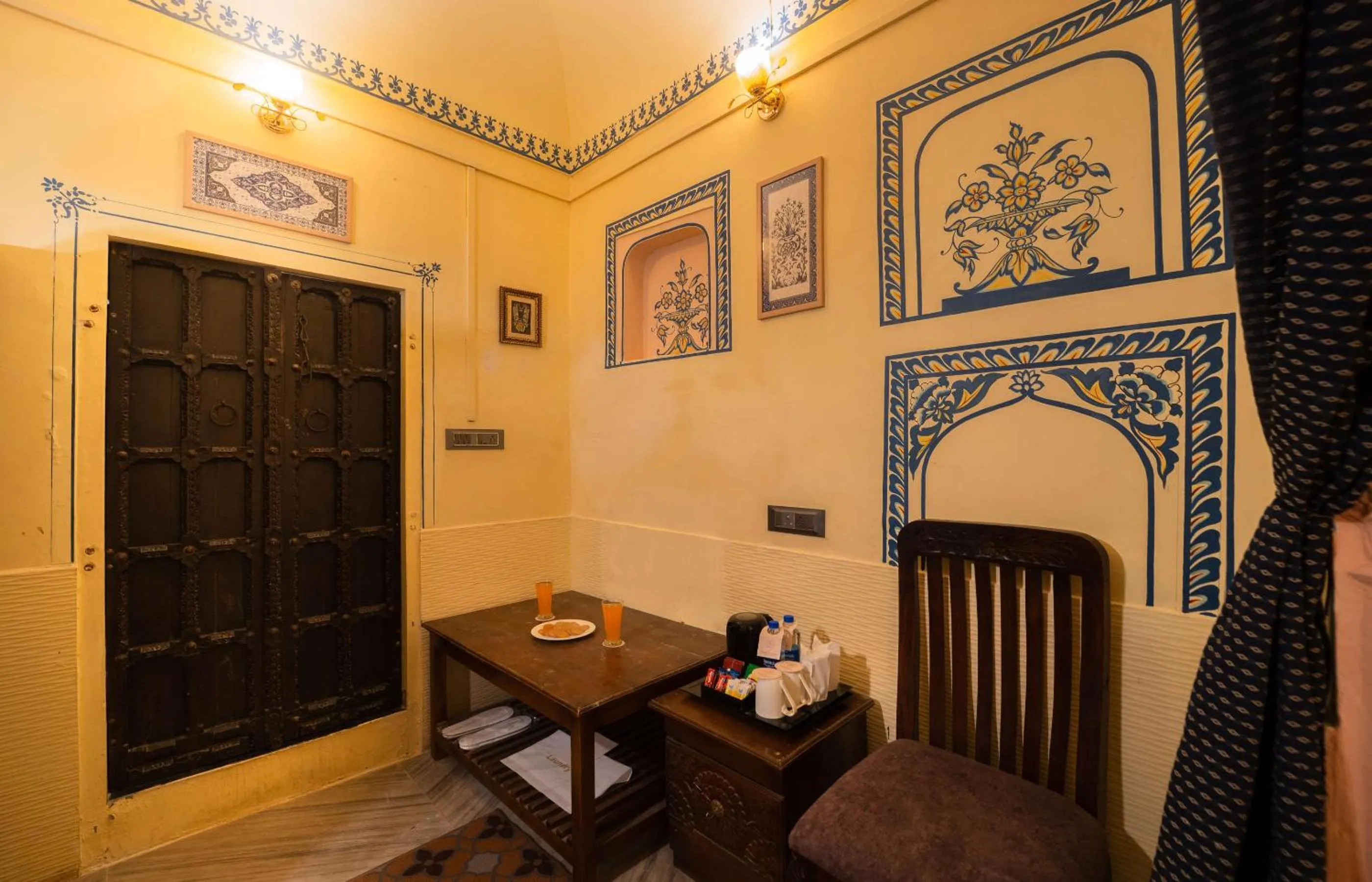 Living room in Hotel Shahi Palace Mandawa