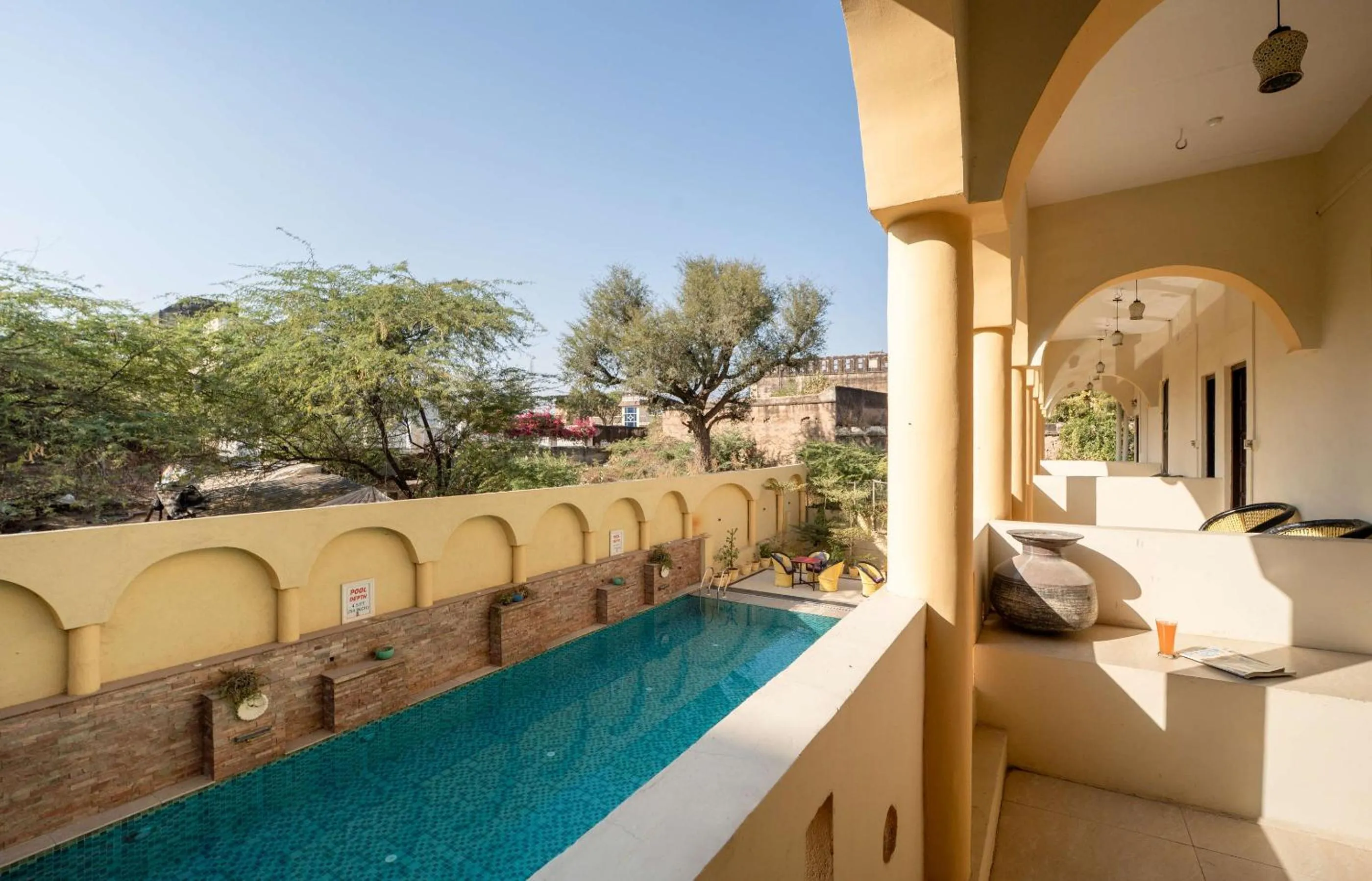 Balcony/Terrace in Hotel Shahi Palace Mandawa