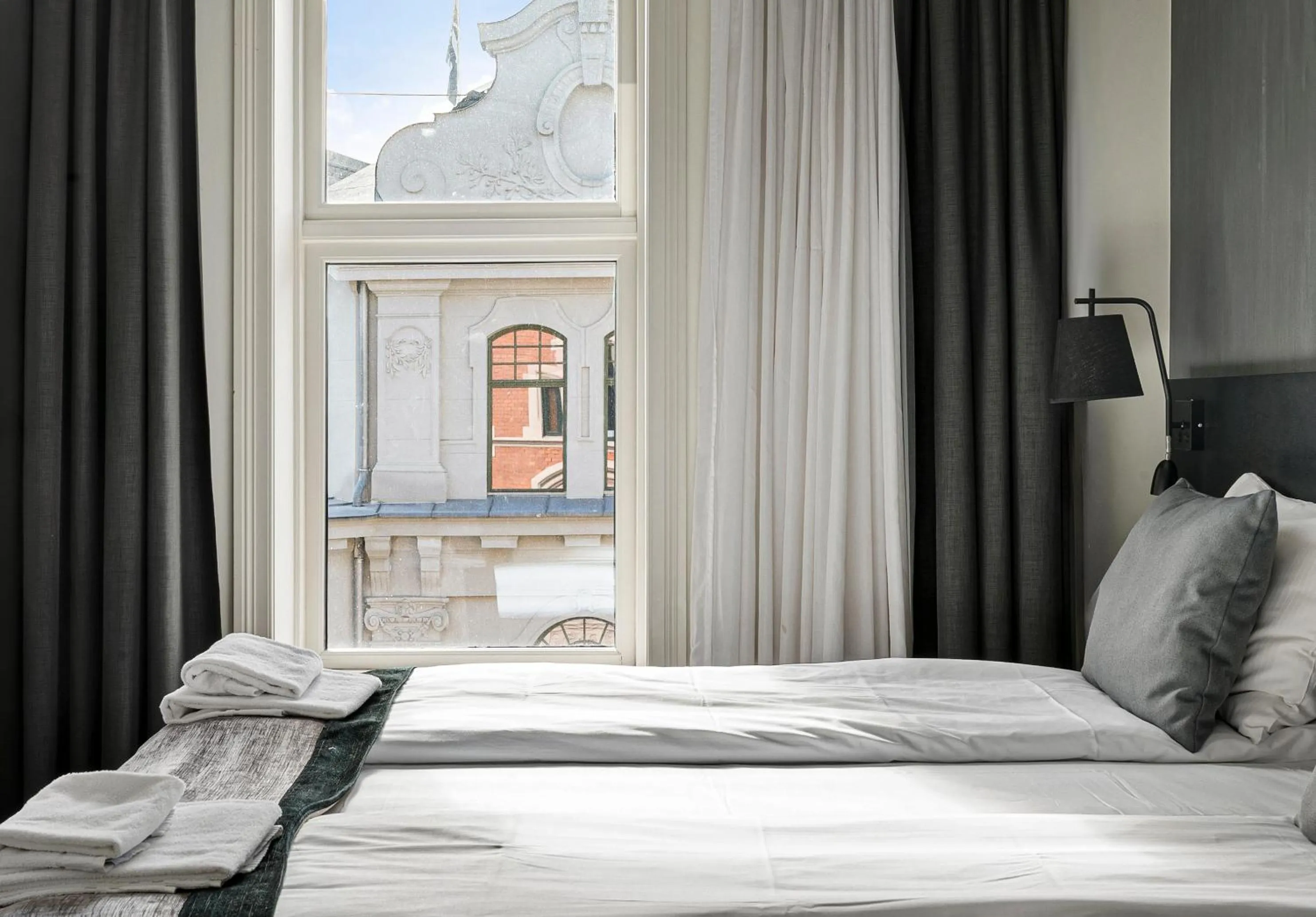 Bed in K7 Hotel Oslo