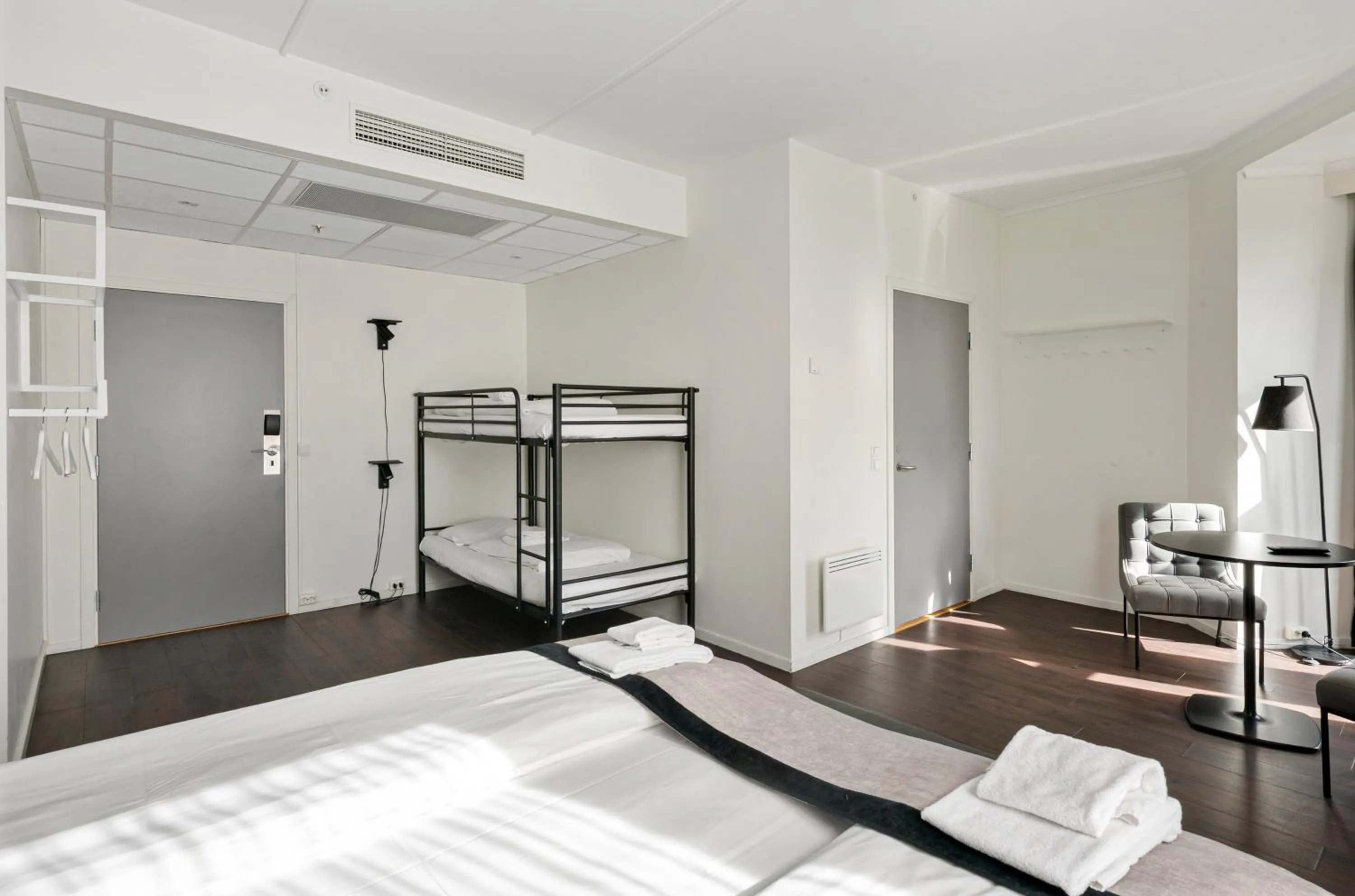 Bed in K7 Hotel Oslo