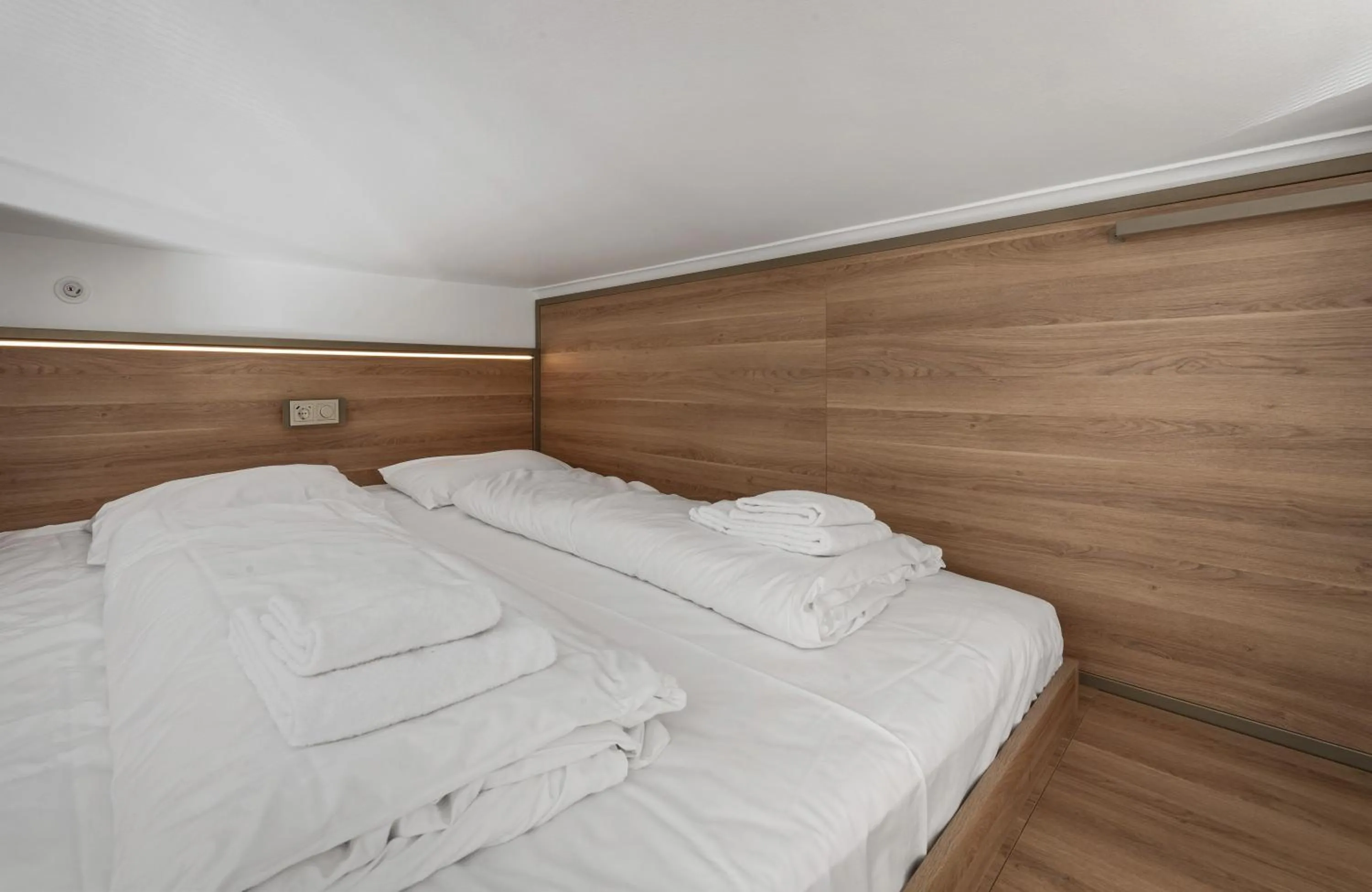 Bed in K7 Hotel Oslo