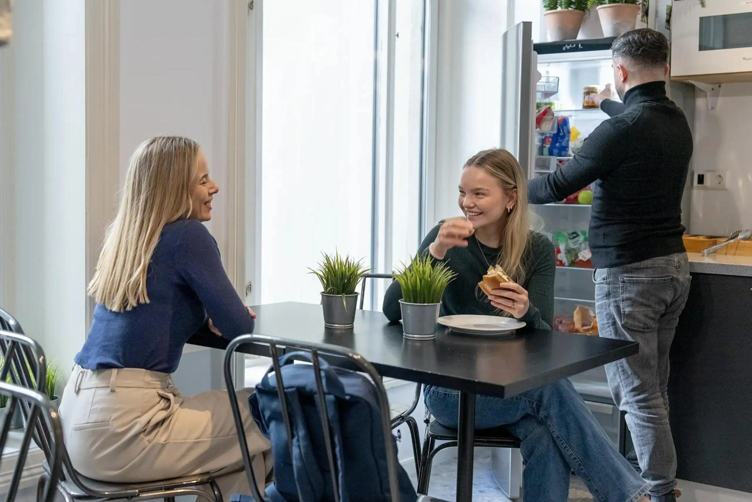 Communal kitchen in Saga Hotel Oslo Central