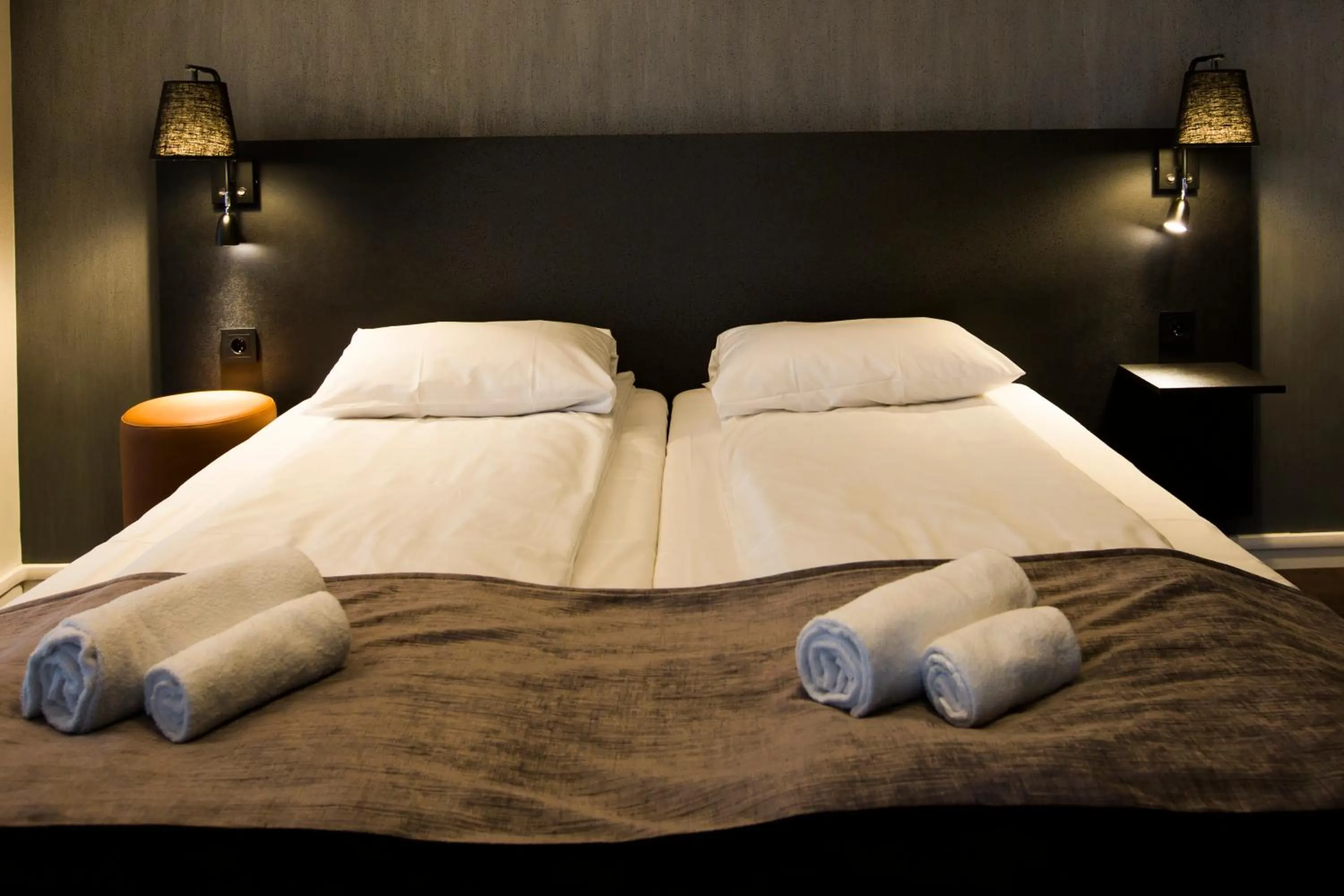 Bed in Saga Hotel Oslo Central