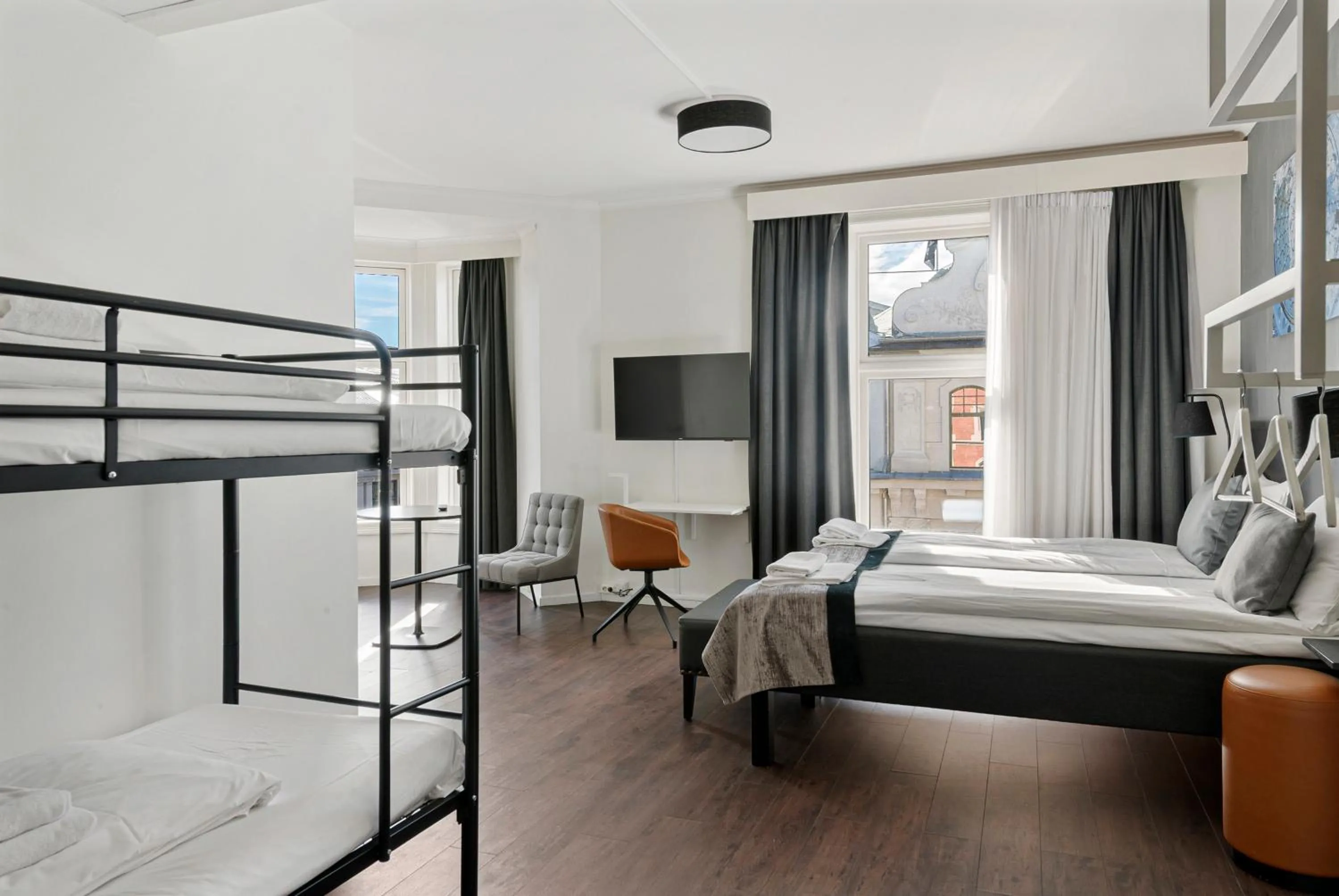 Bed in K7 Hotel Oslo