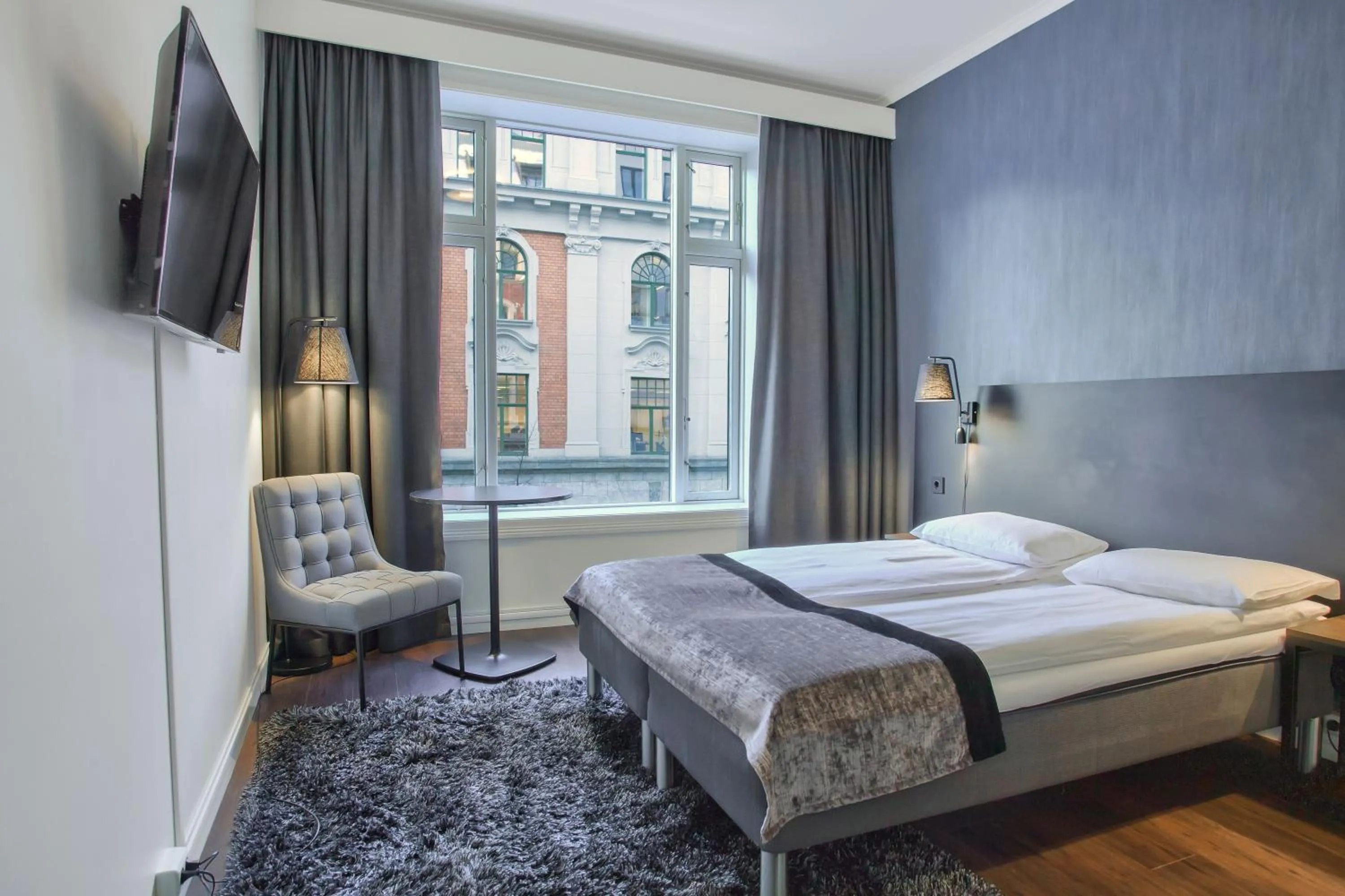 Bedroom, Bed in Saga Hotel Oslo Central