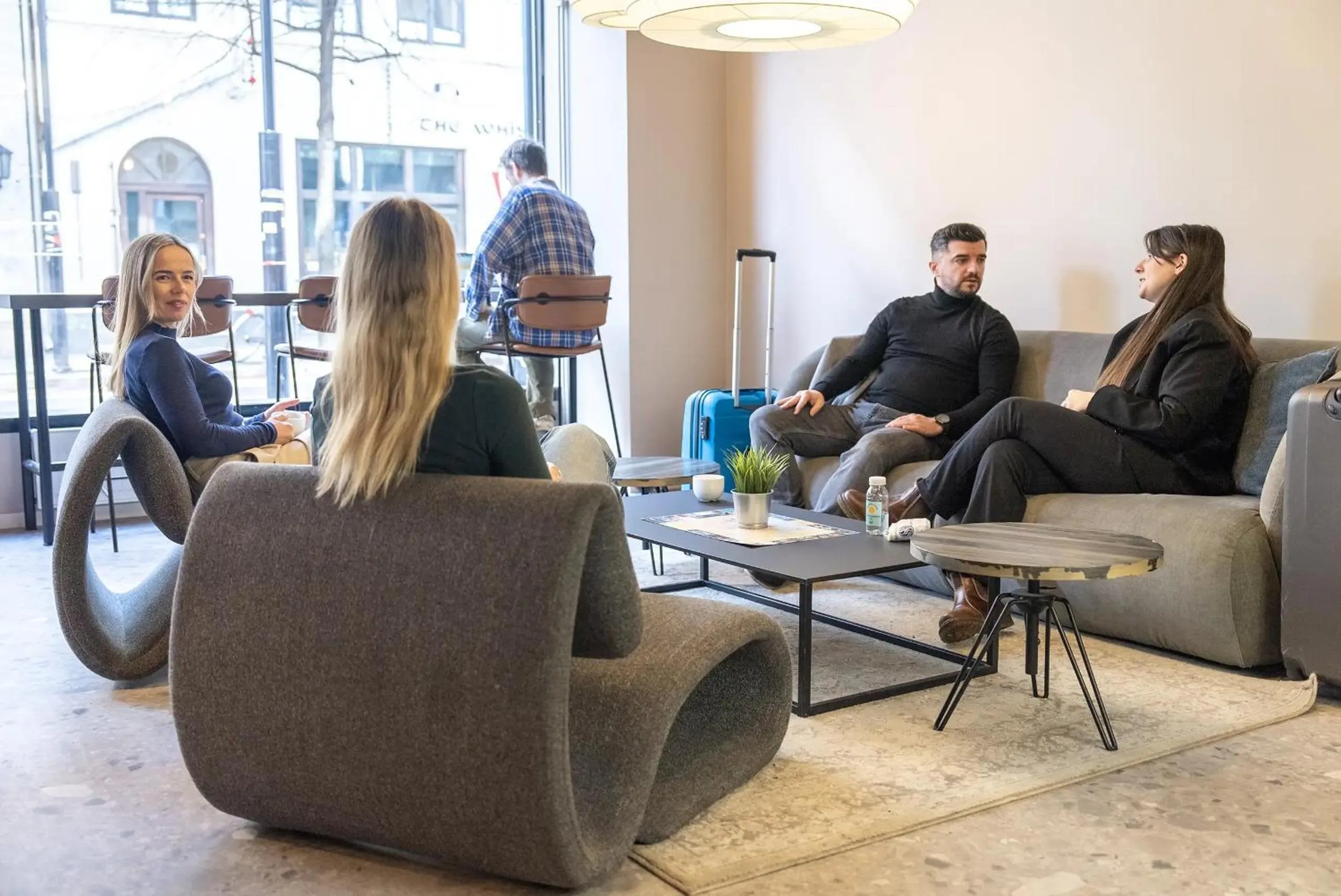 Lobby or reception in Saga Hotel Oslo Central