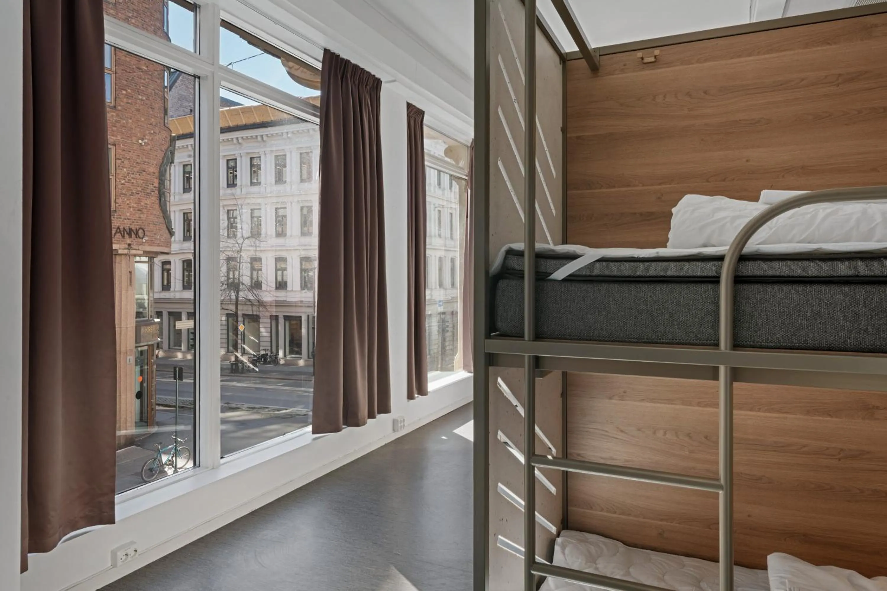 View (from property/room), Bed in K7 Hotel Oslo