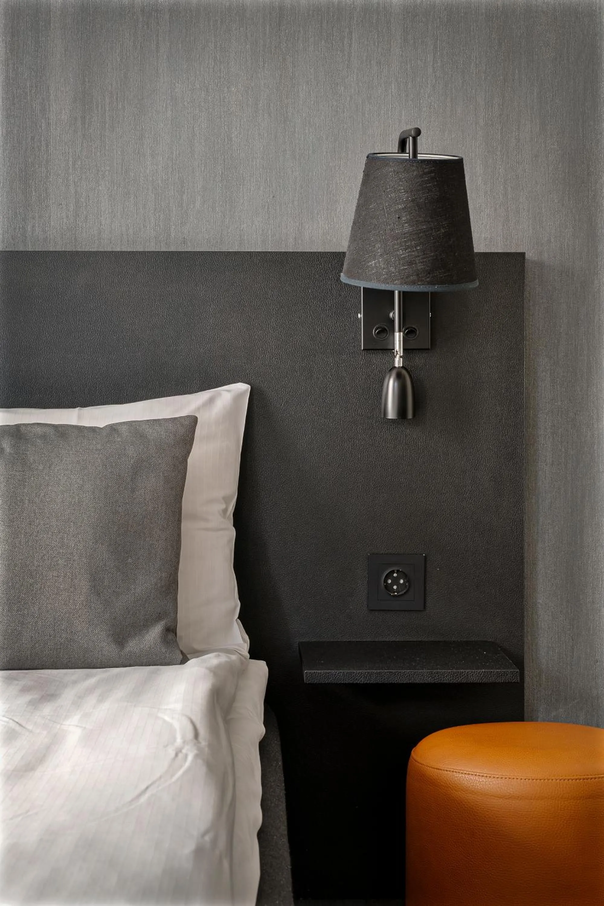 Bed in K7 Hotel Oslo