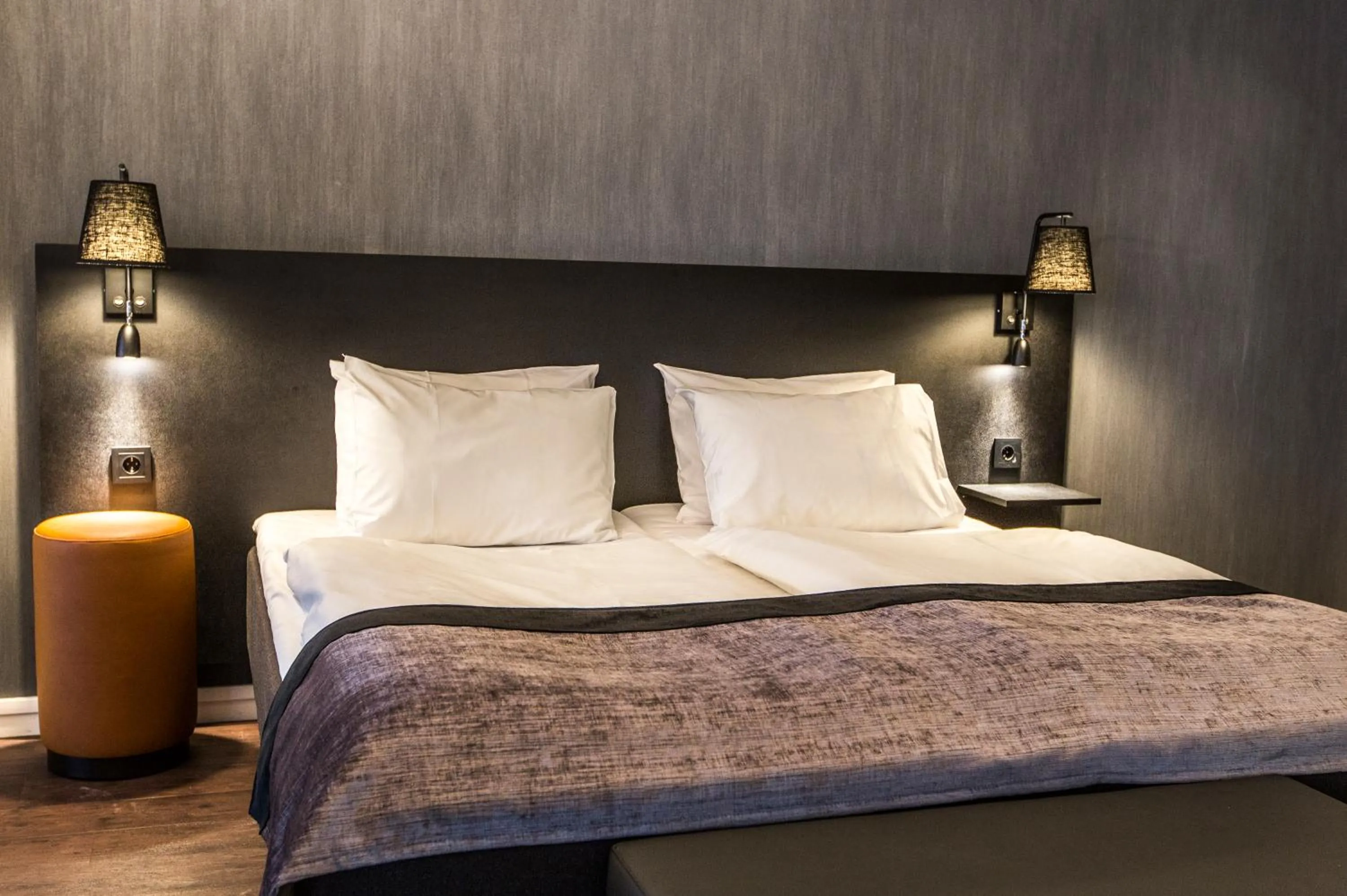 Bed in Saga Hotel Oslo Central