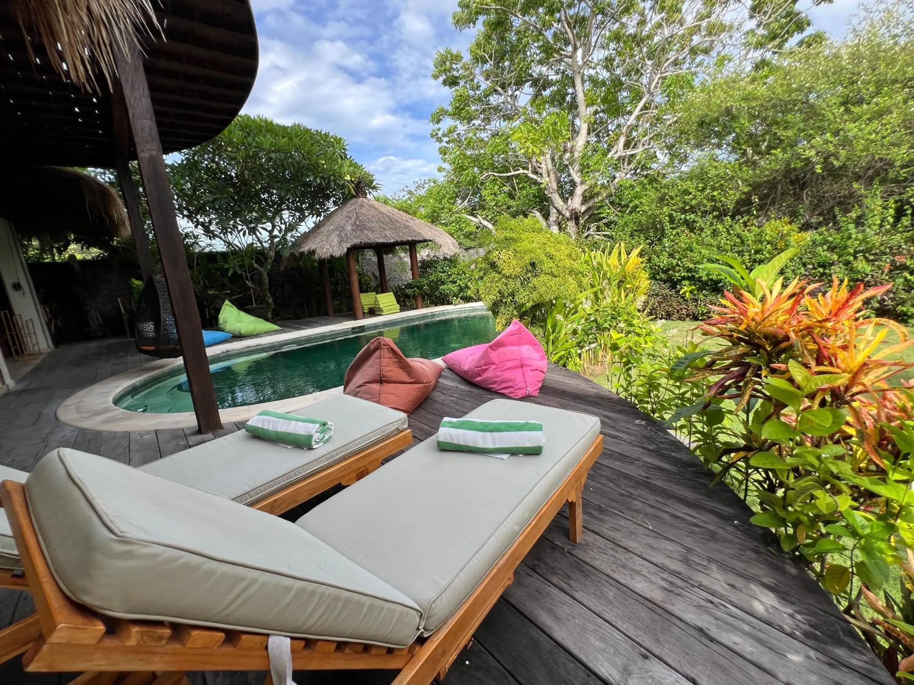 Pool view in Breezy Point Villas