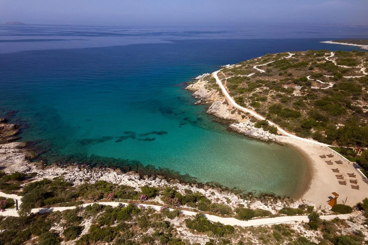 Bird's eye view in Six Senses Kaplankaya