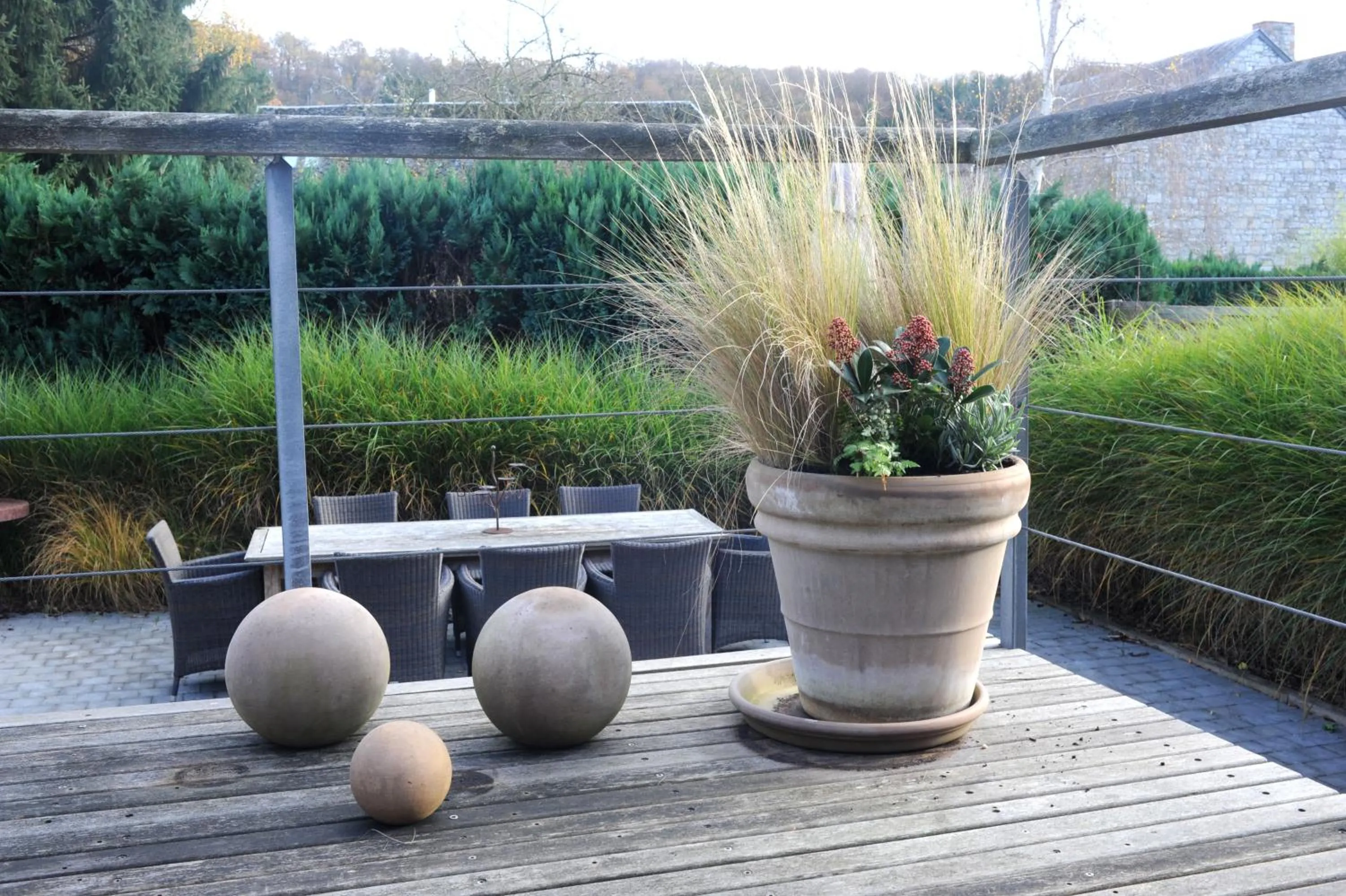 Garden view in Le Temps d'une Pause