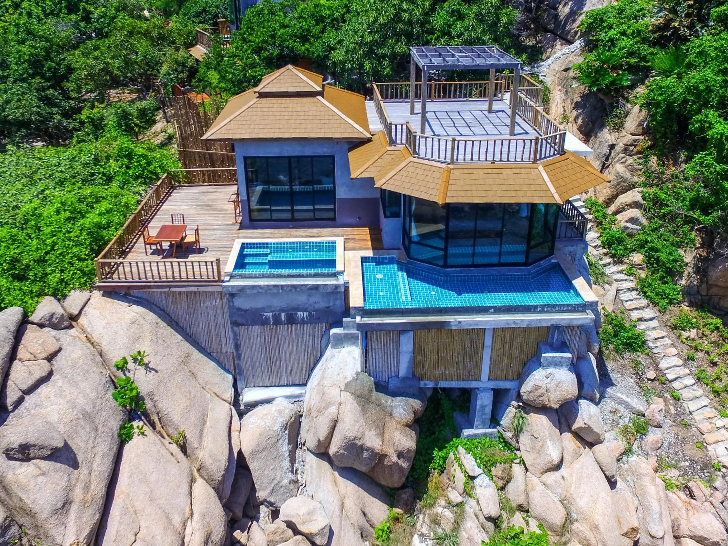 Bird's eye view in Sai Daeng Resort