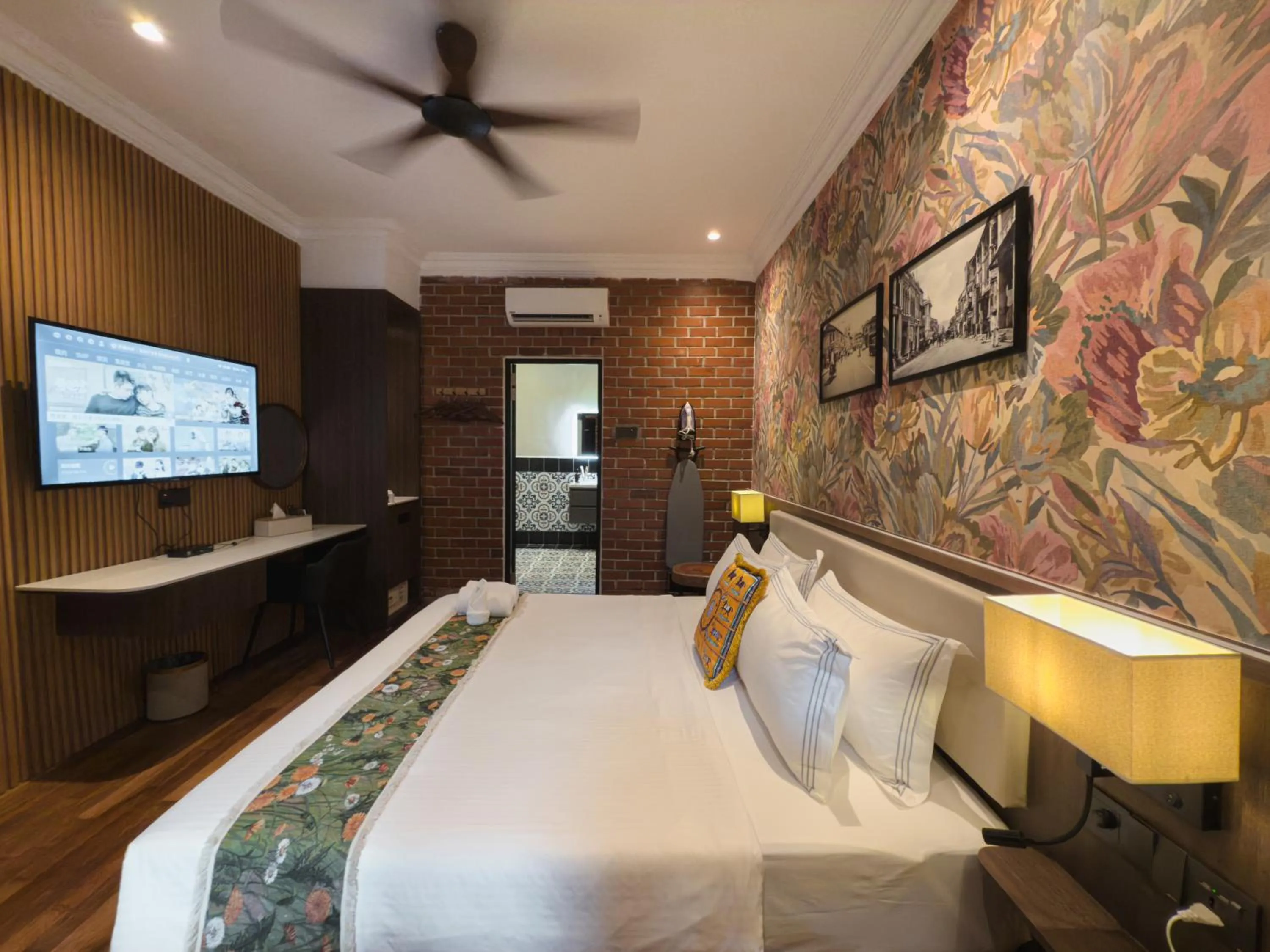 Bed in RARE Heritage House