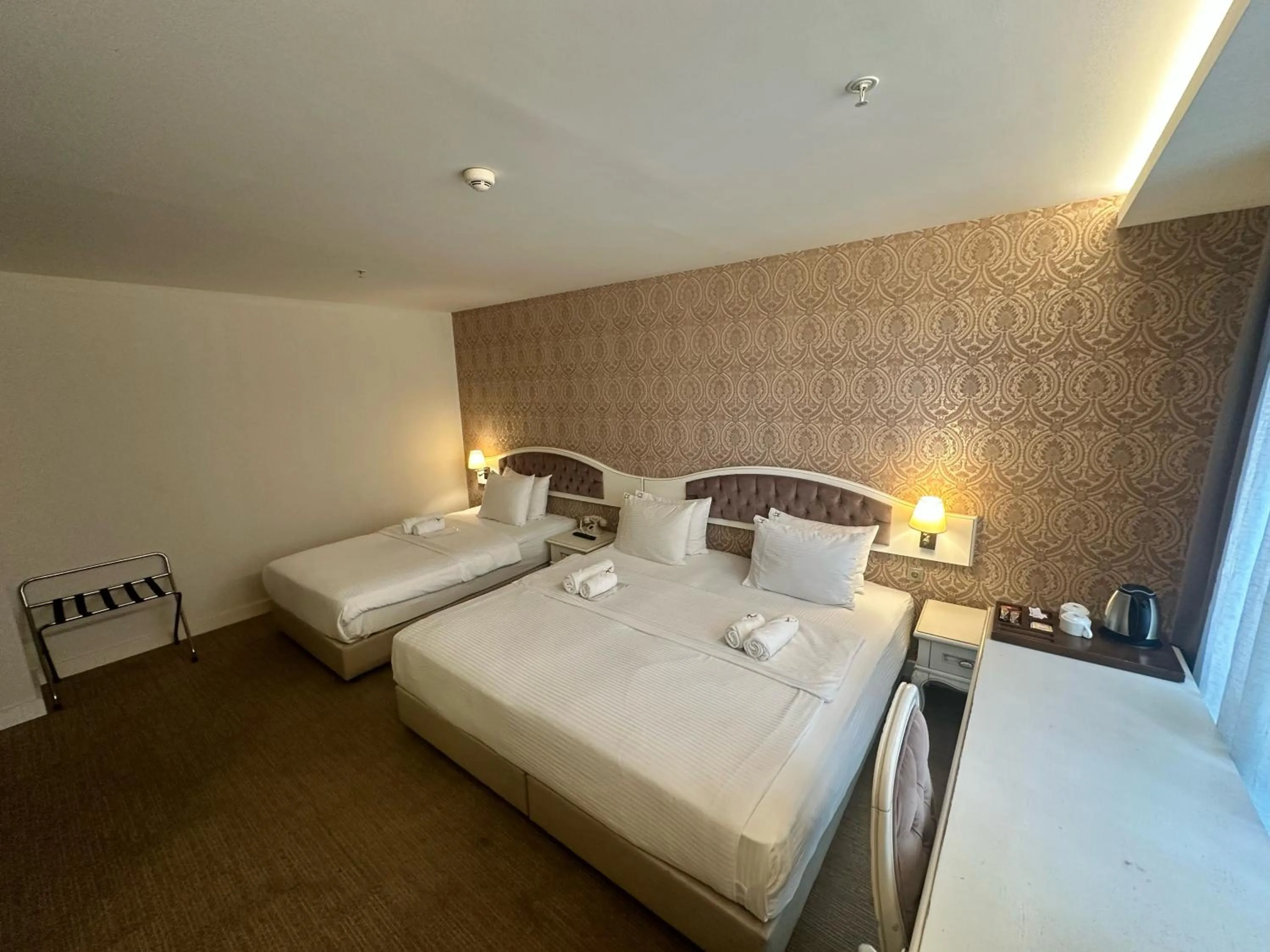 Bed in Hanzade Park Hotel