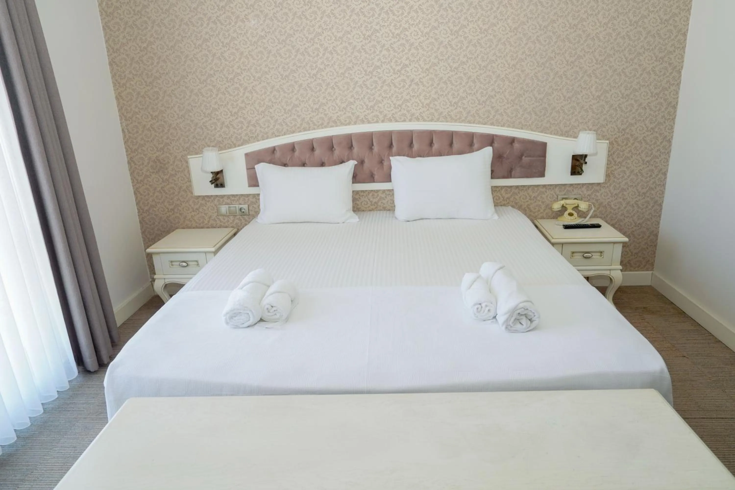 Bed in Hanzade Park Hotel