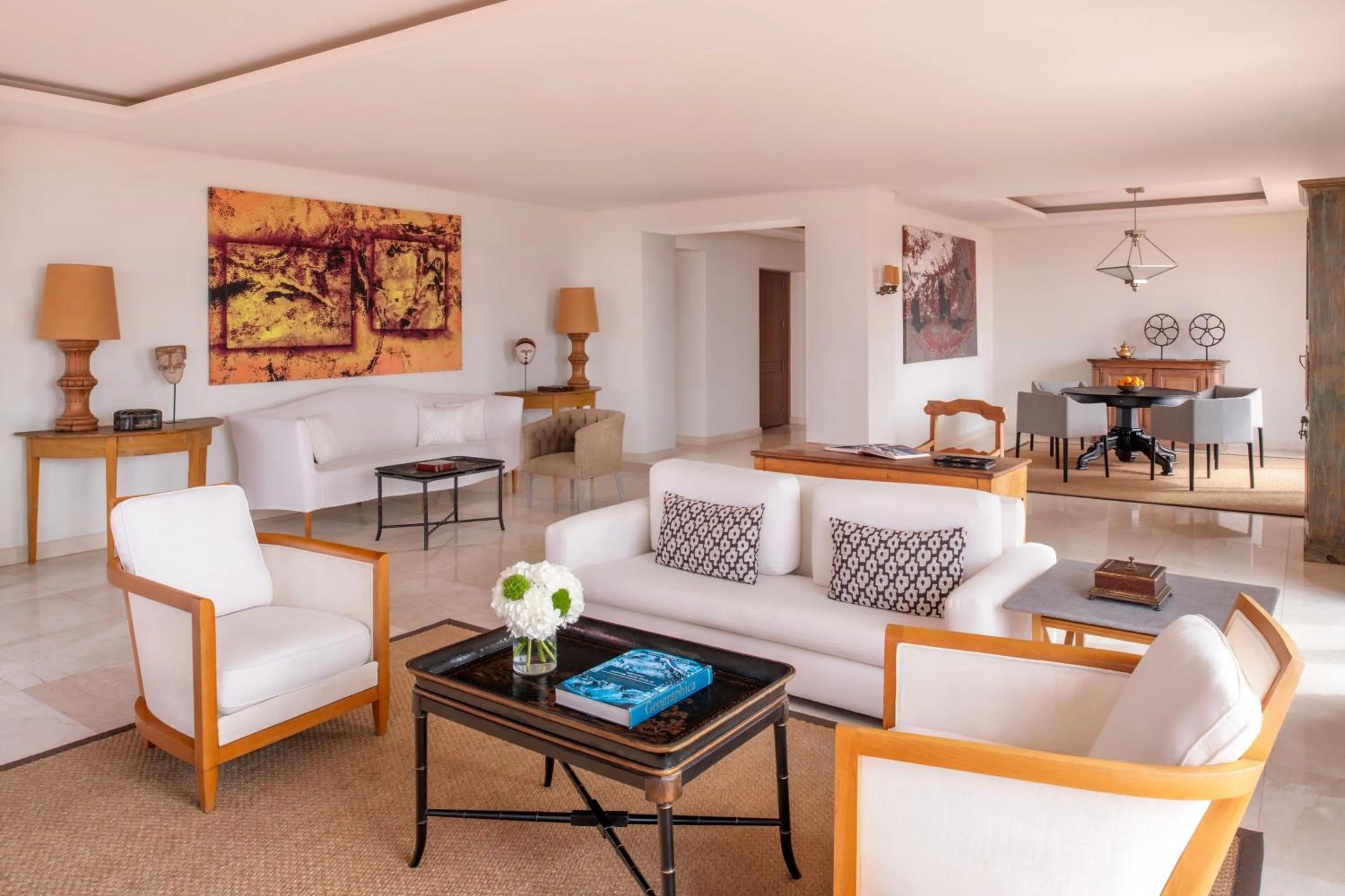Living room in The Ritz-Carlton Tenerife, Abama