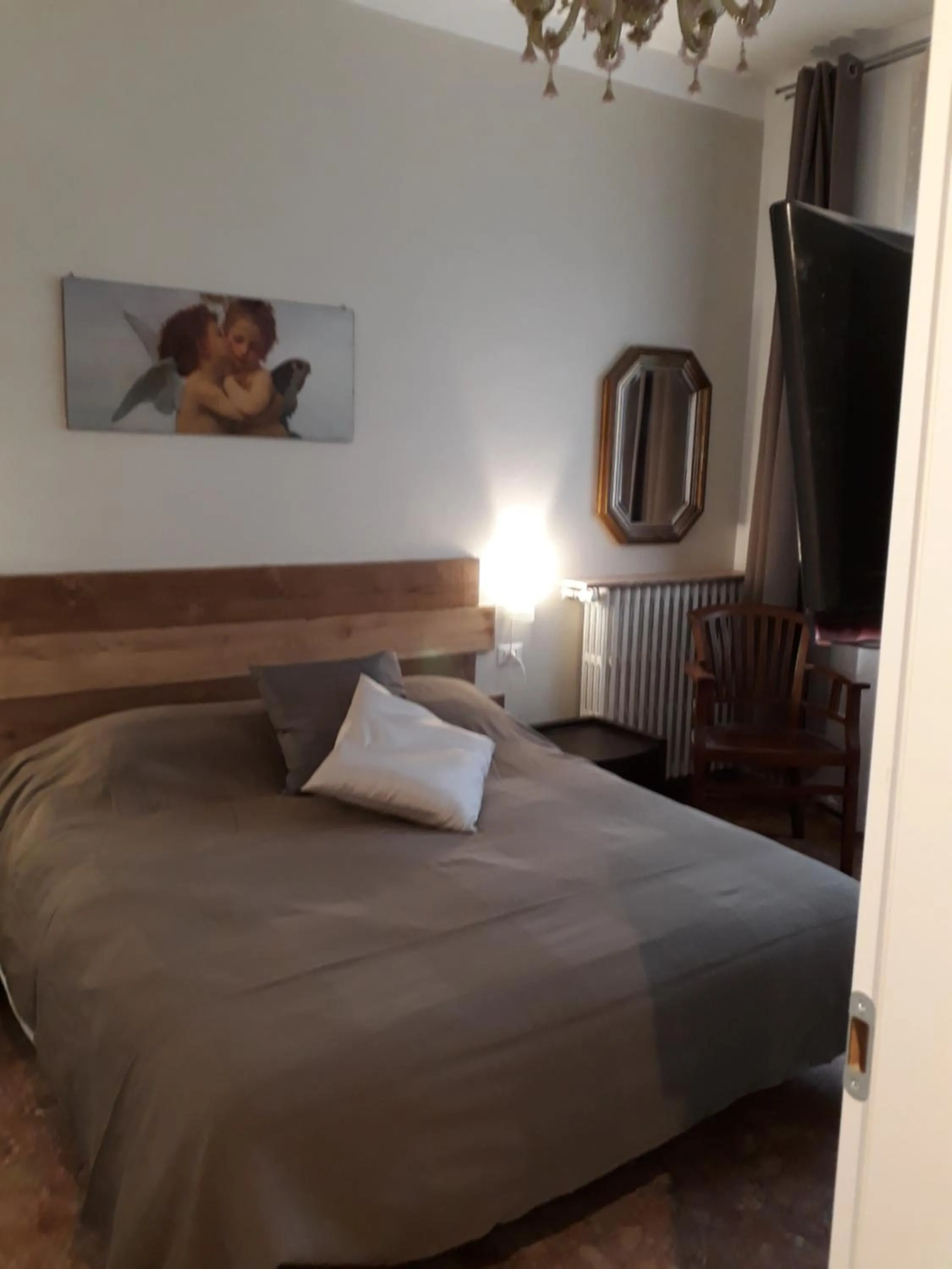 View (from property/room), Bed in Casa Sulla Laguna