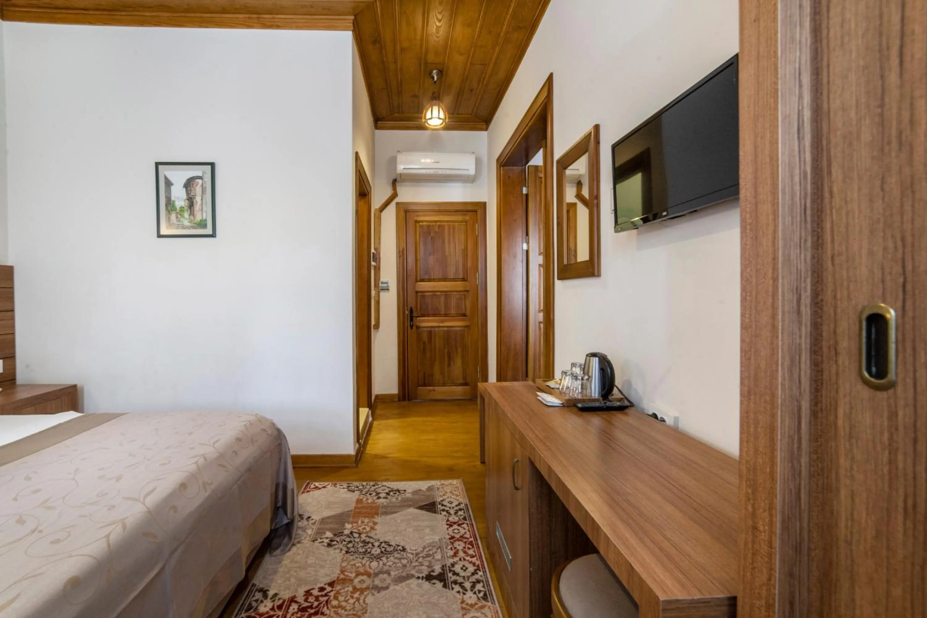 Bed in Armistis Hotel