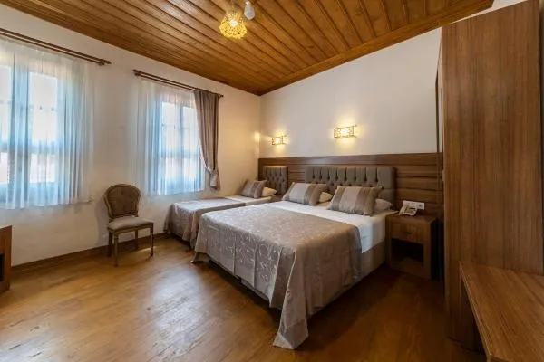 Bed in Armistis Hotel