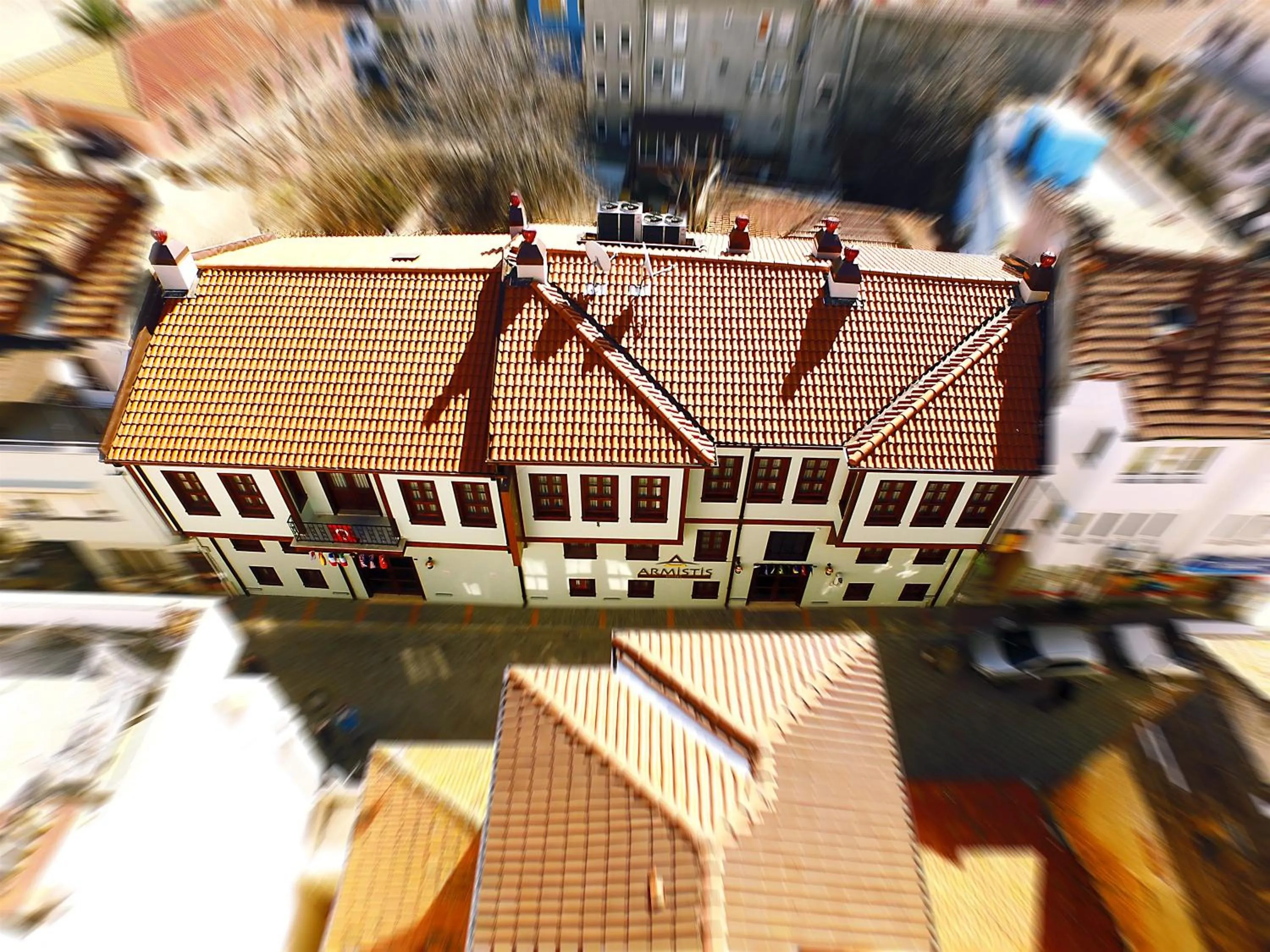 Bird's eye view in Armistis Hotel
