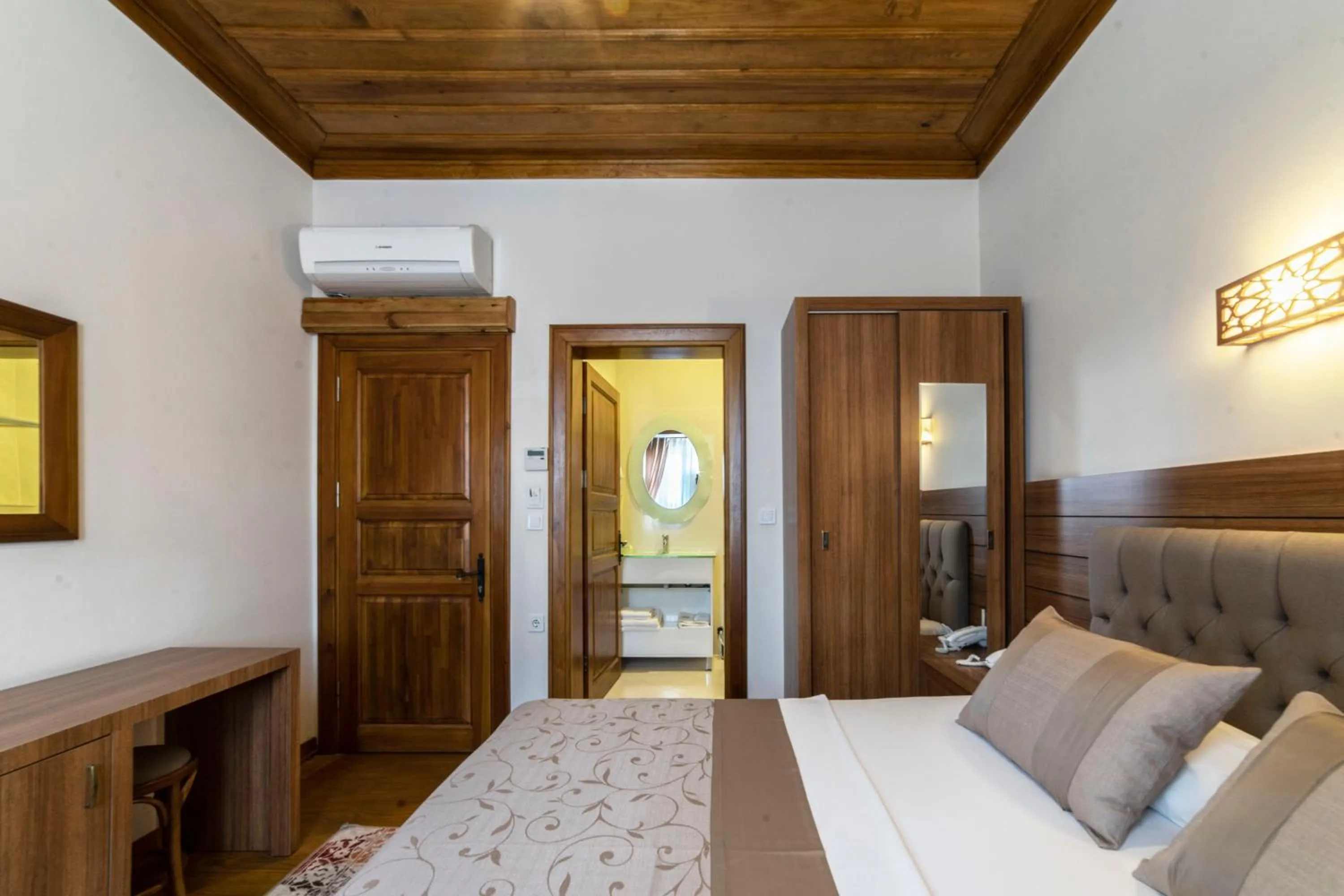 Bed in Armistis Hotel