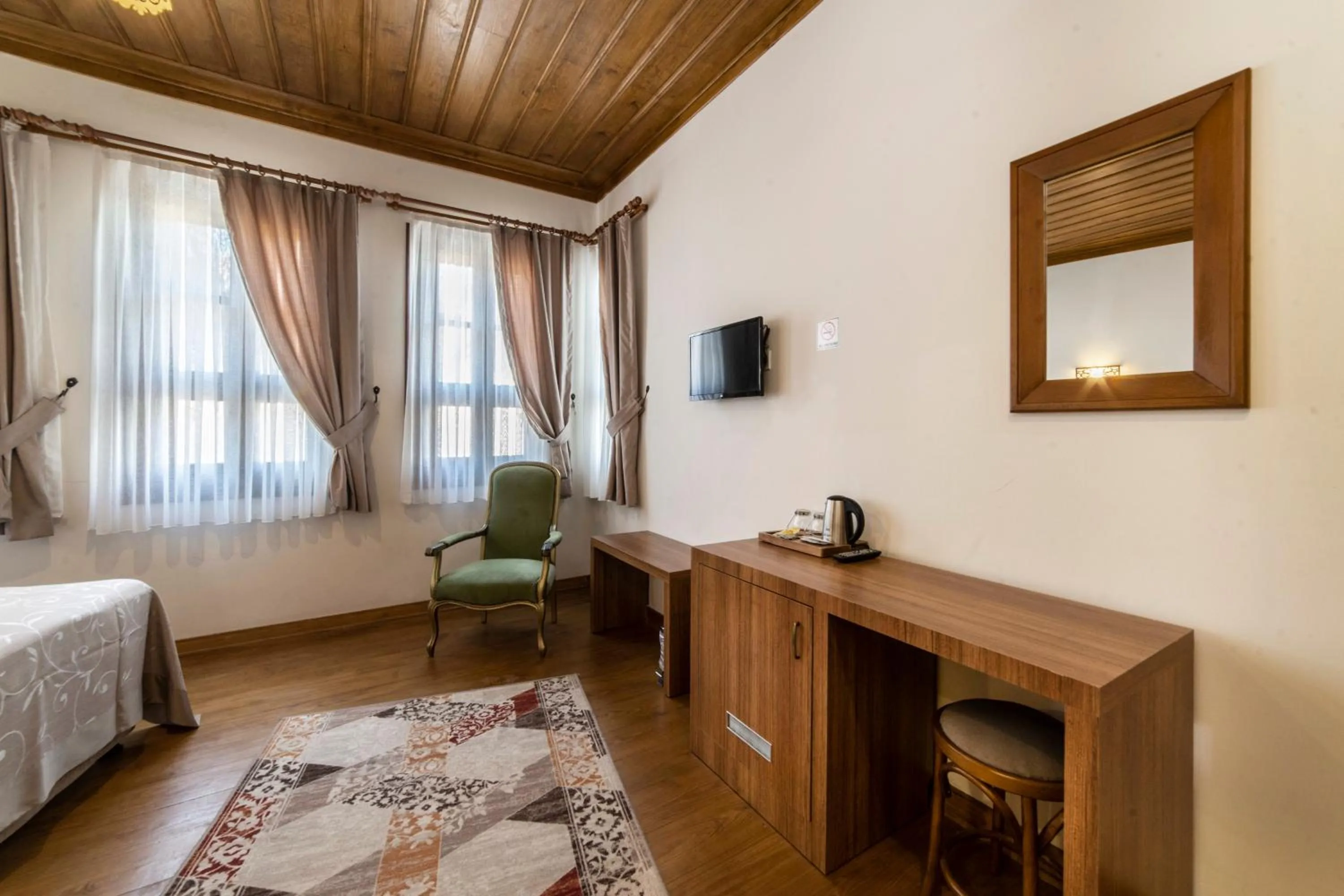 Bed in Armistis Hotel