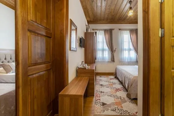 Bed in Armistis Hotel