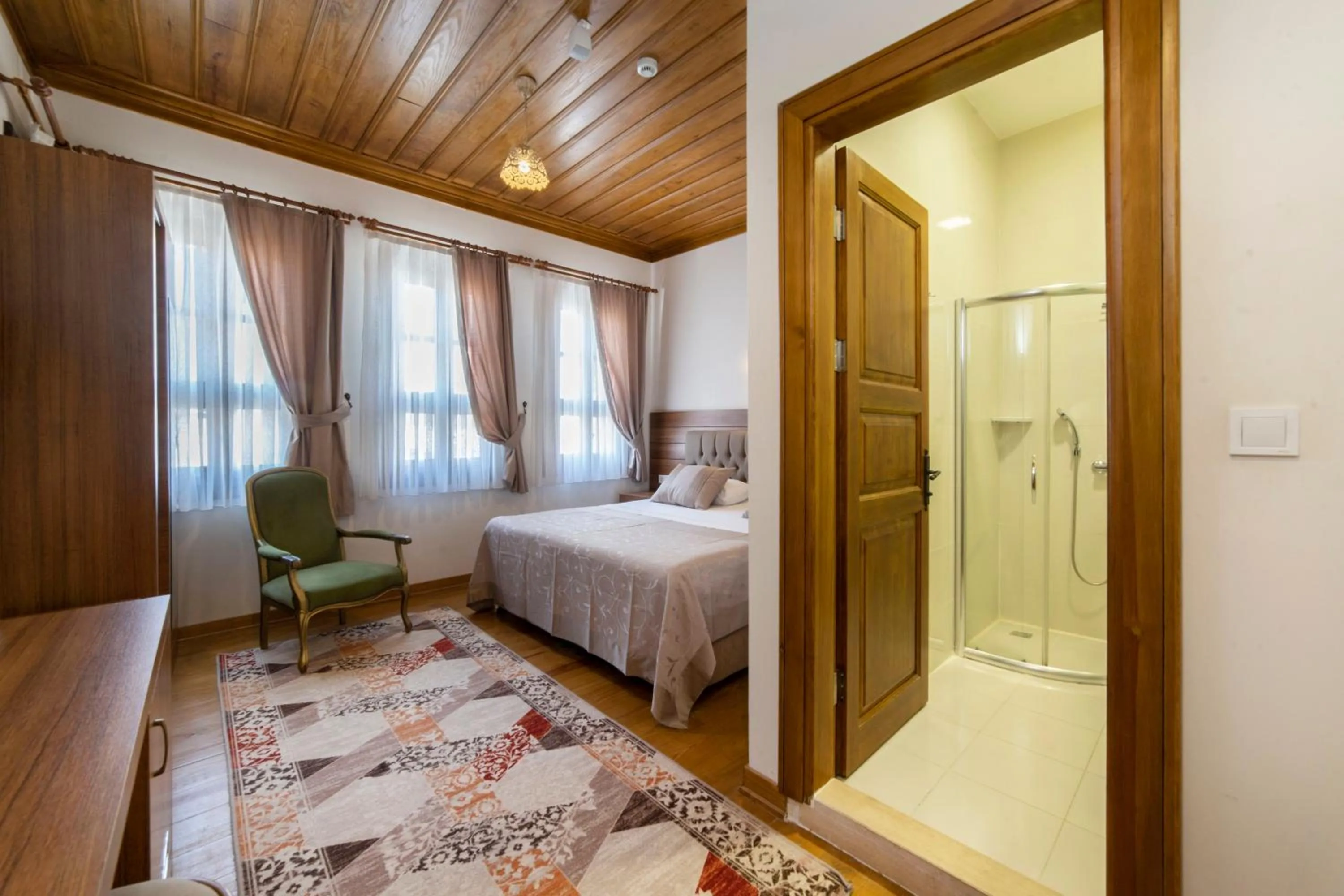 Bed in Armistis Hotel