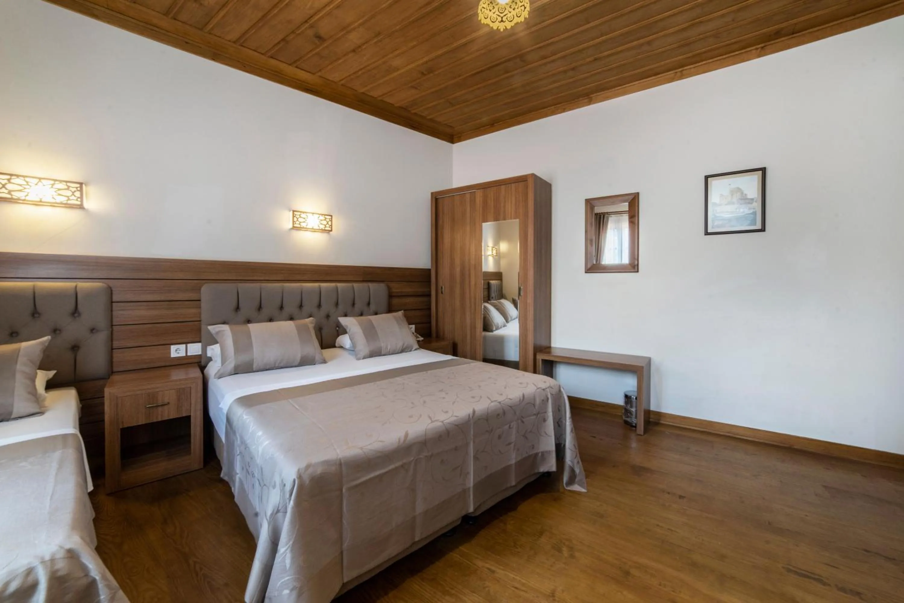 Bed in Armistis Hotel