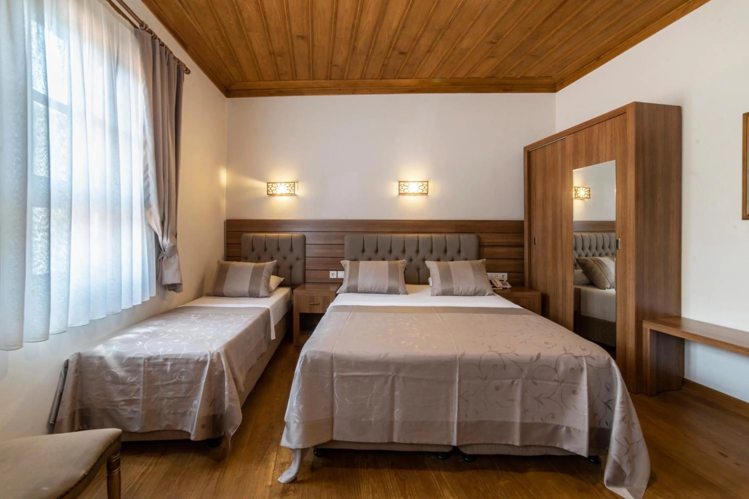 Bed in Armistis Hotel