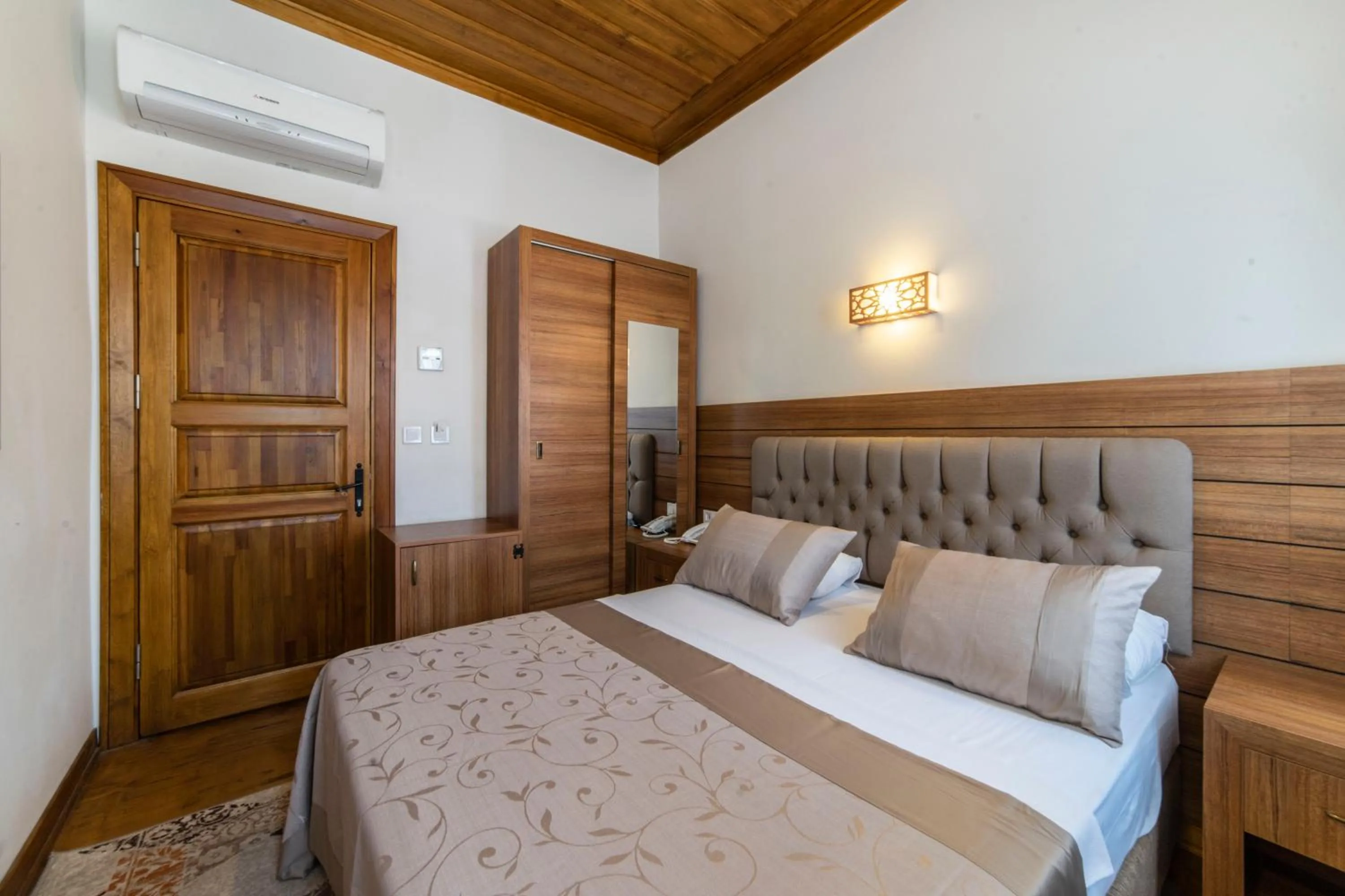 Bed in Armistis Hotel