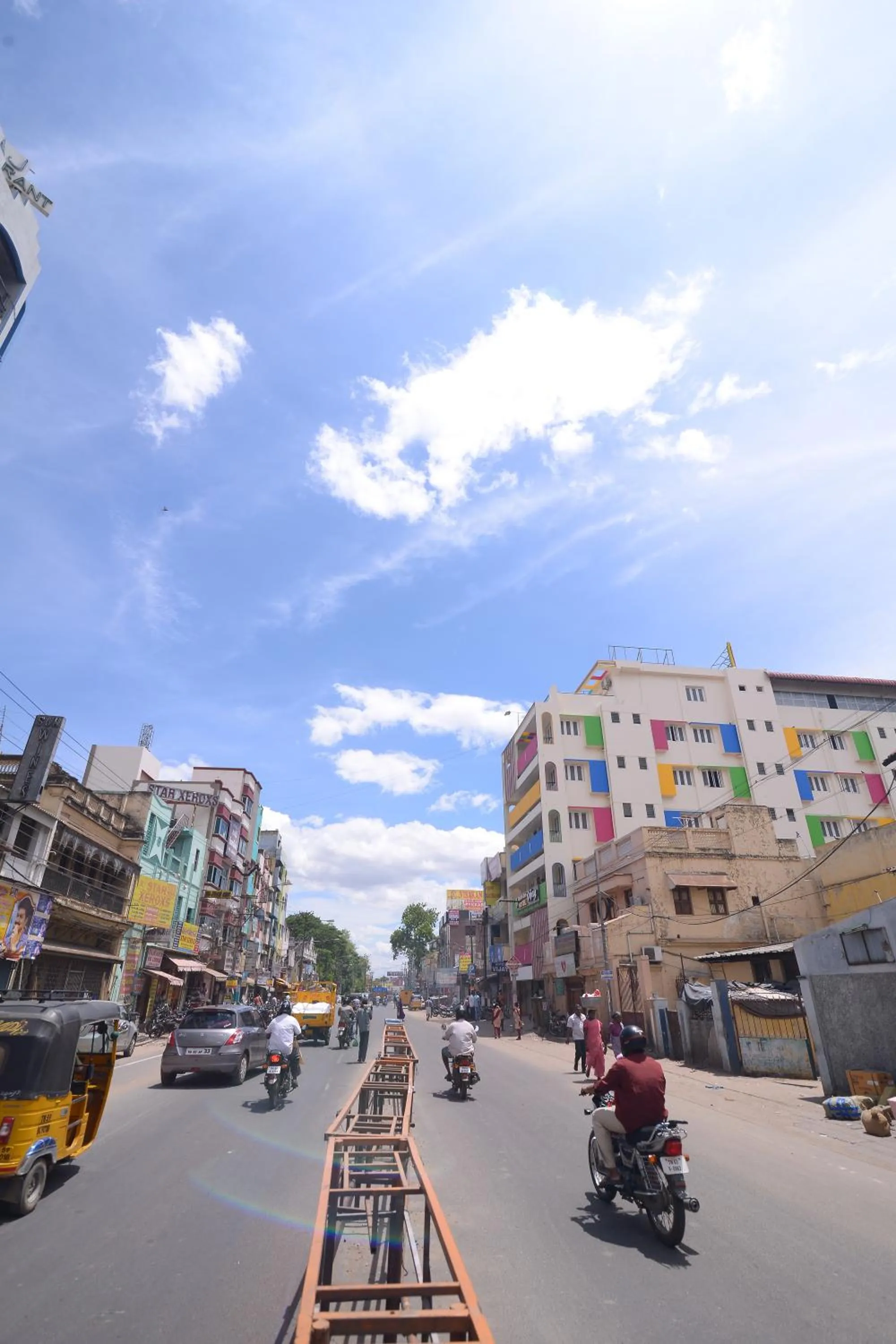 Street view in Hotel Vijay