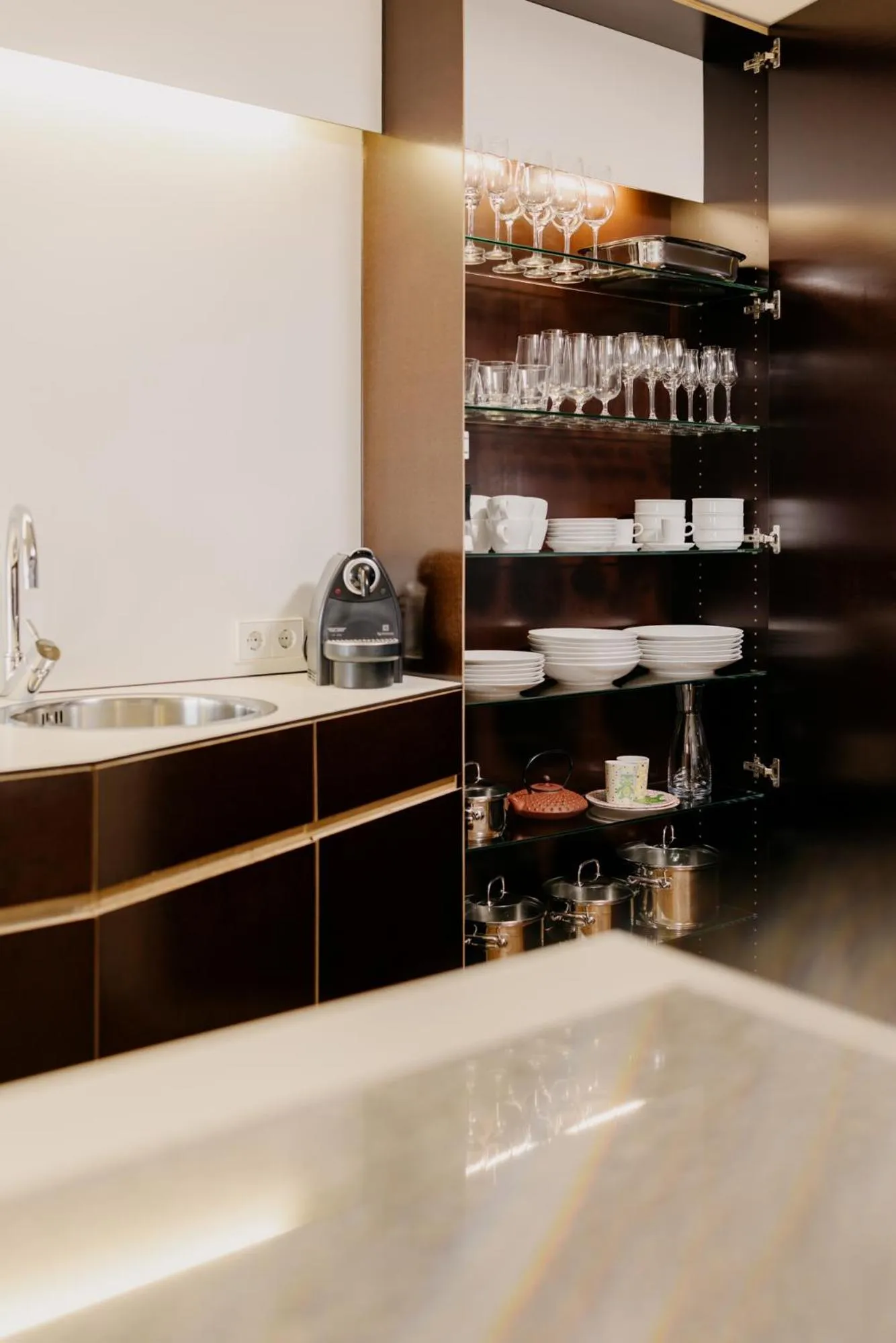 Kitchen or kitchenette in LAMA Appartement