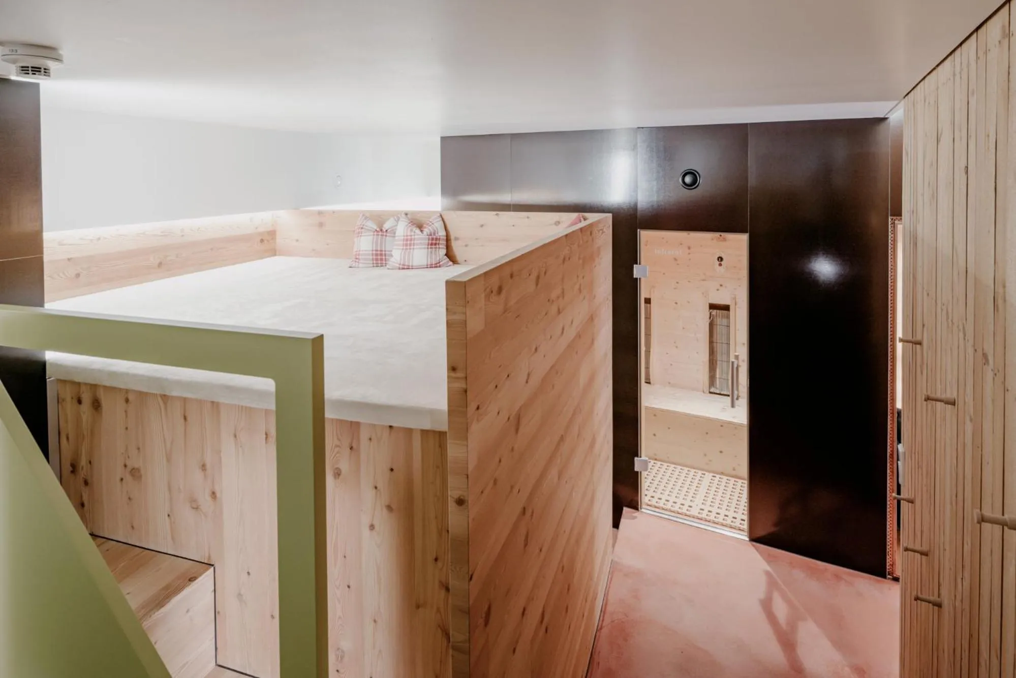 Sauna, Bed in LAMA Appartement